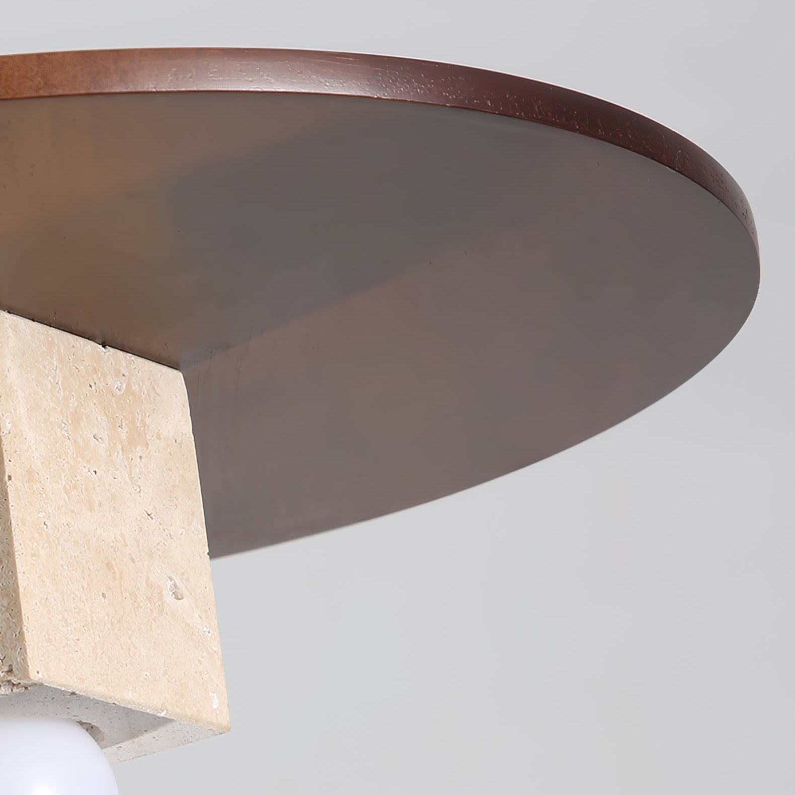 Ucariel Geometric Travertine Pendant Light - Neutralighting