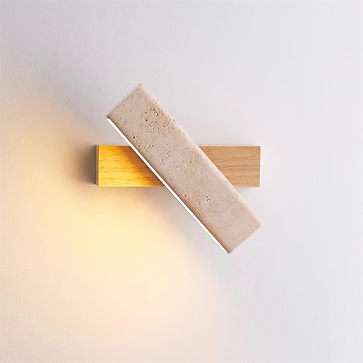 Orbit Travertine Rotating Wall Lamp - Letslighting