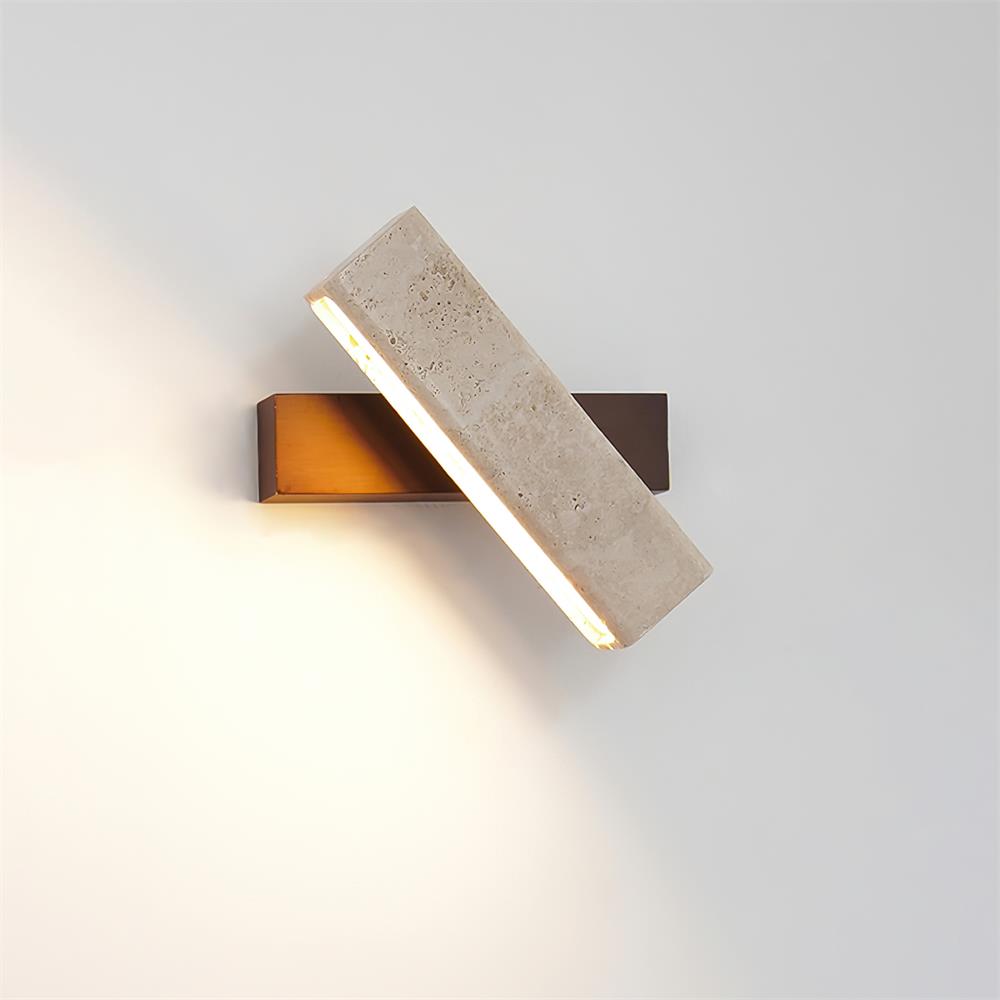 Orbit Travertine Rotating Wall Lamp - Letslighting