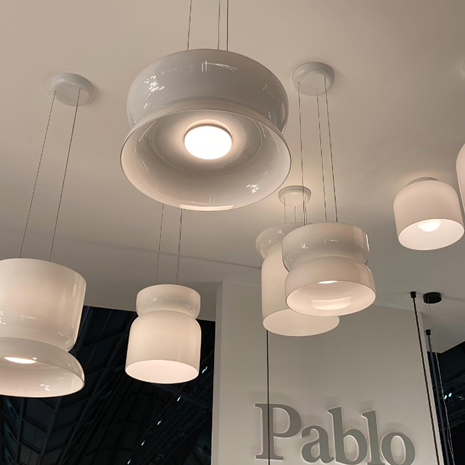 Casorion Modern Minimalistisch LED Glas Pendelleuchte-Letslighting