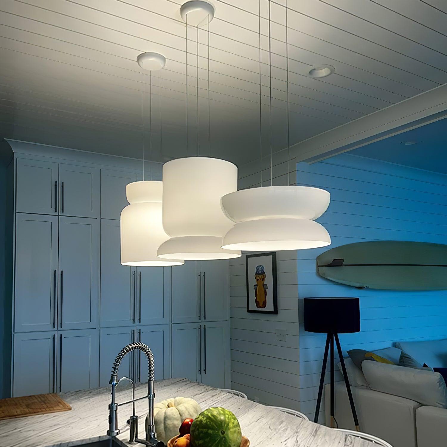 Casorion Modern Minimalistisch LED Glas Pendelleuchte-Letslighting