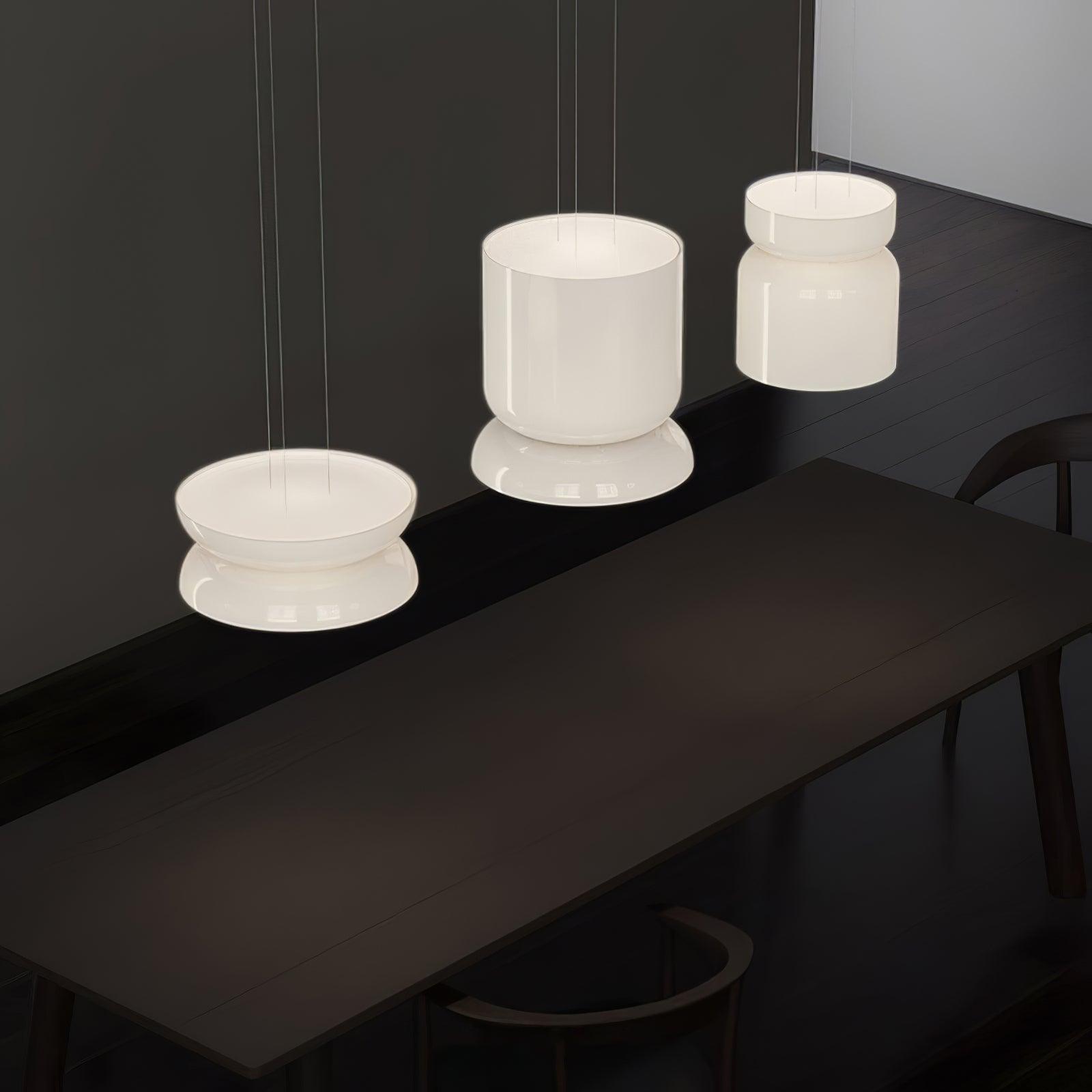 Casorion Modern Minimalistisch LED Glas Pendelleuchte-Letslighting