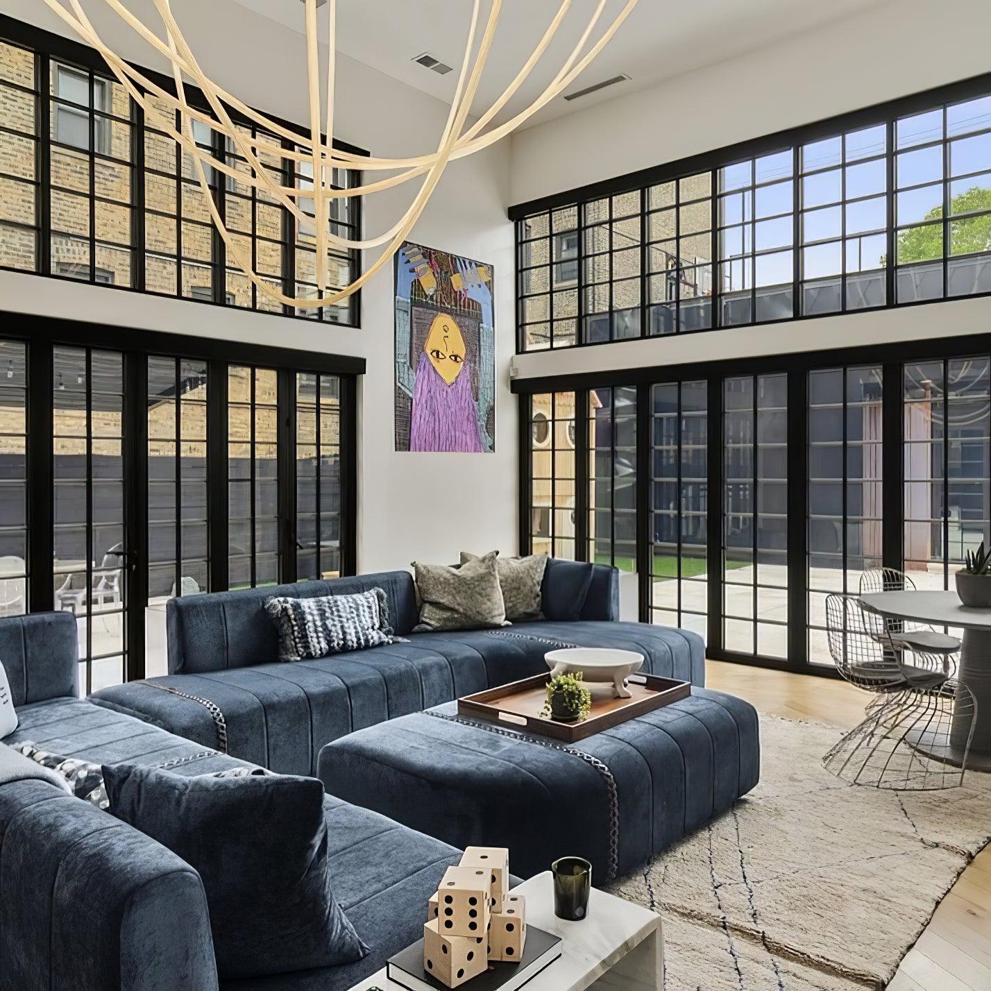 Solara Pendant Lamp Flexible Curve Silicone Brass - Letslighting