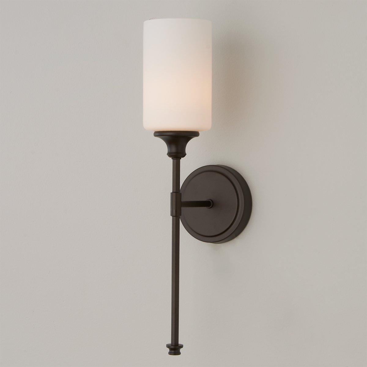 Tracie Vintage Industrie Messing Glas Wandleuchte-Letslighting