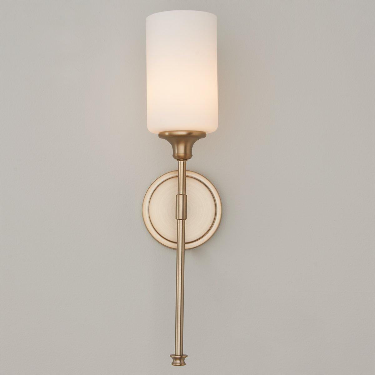 Tracie Vintage Industrie Messing Glas Wandleuchte-Letslighting