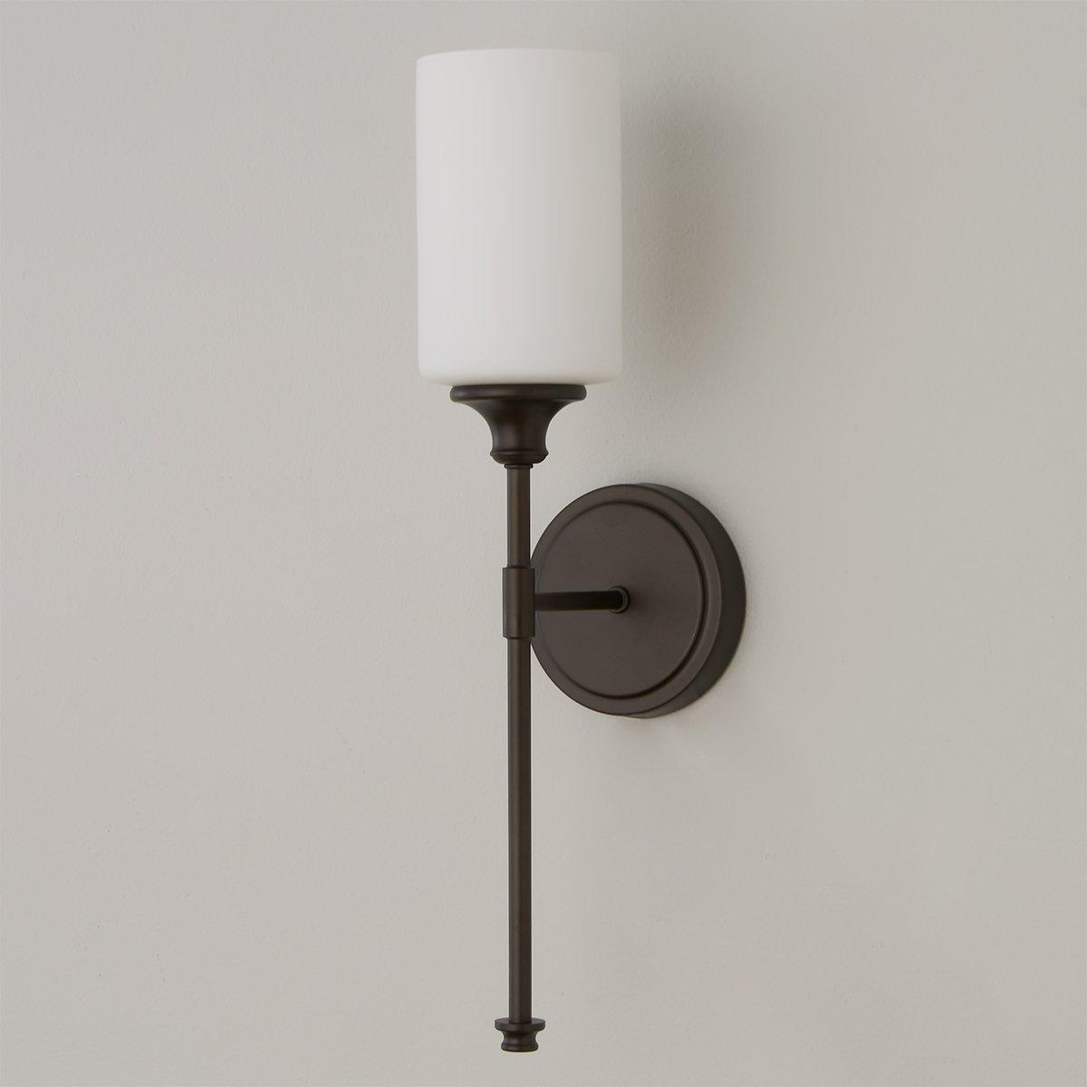 Tracie Vintage Industrie Messing Glas Wandleuchte-Letslighting