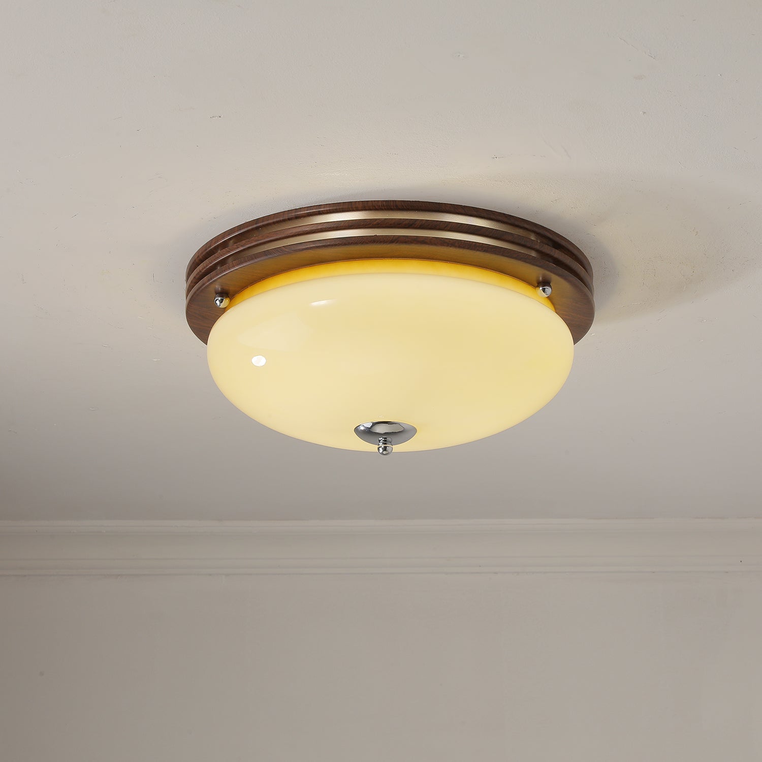 Lysilarae Nordic Art Classic Kugel-Deckenleuchte aus Glas-Letslighting