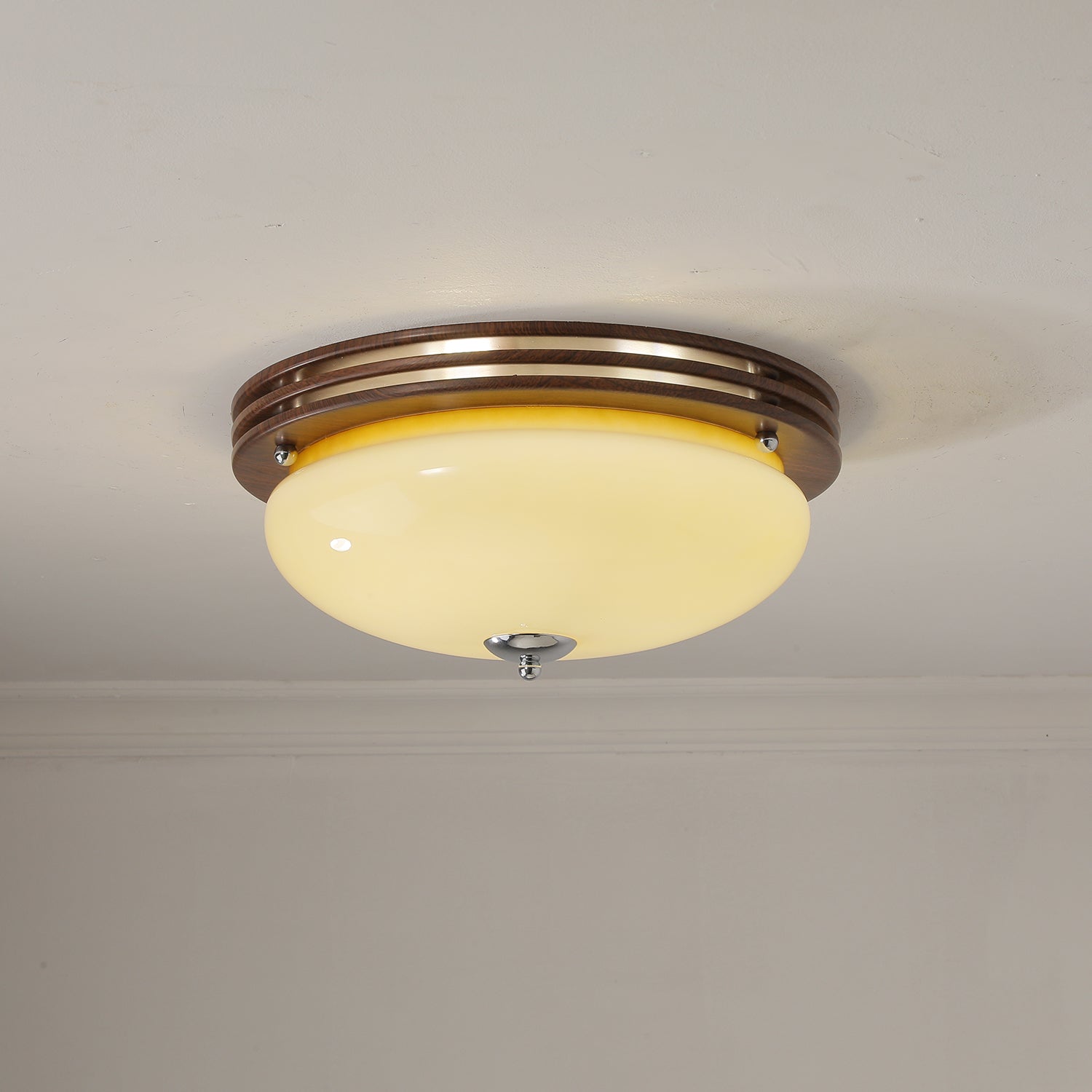Lysilarae Nordic Art Classic Kugel-Deckenleuchte aus Glas-Letslighting