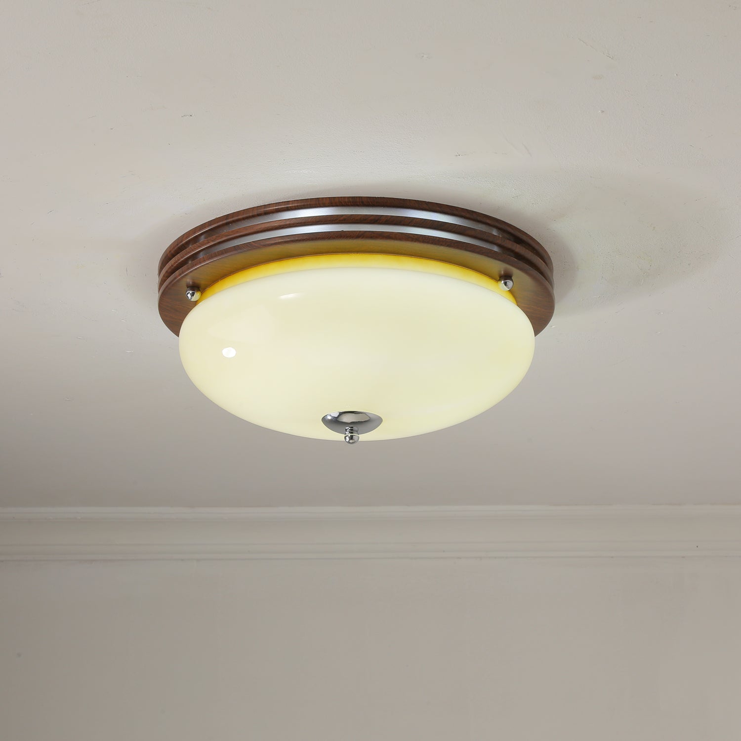 Lysilarae Nordic Art Classic Kugel-Deckenleuchte aus Glas-Letslighting