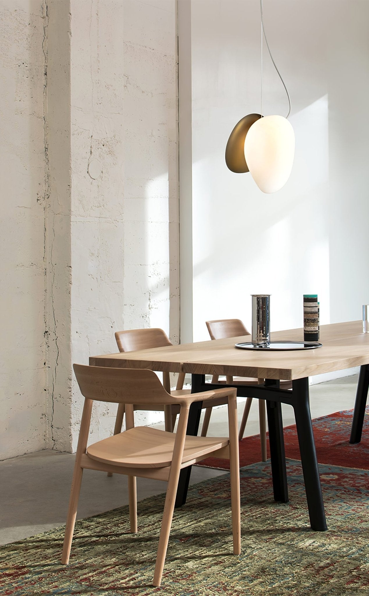Eclipse Mattglas Pendelleuchte-Letslighting