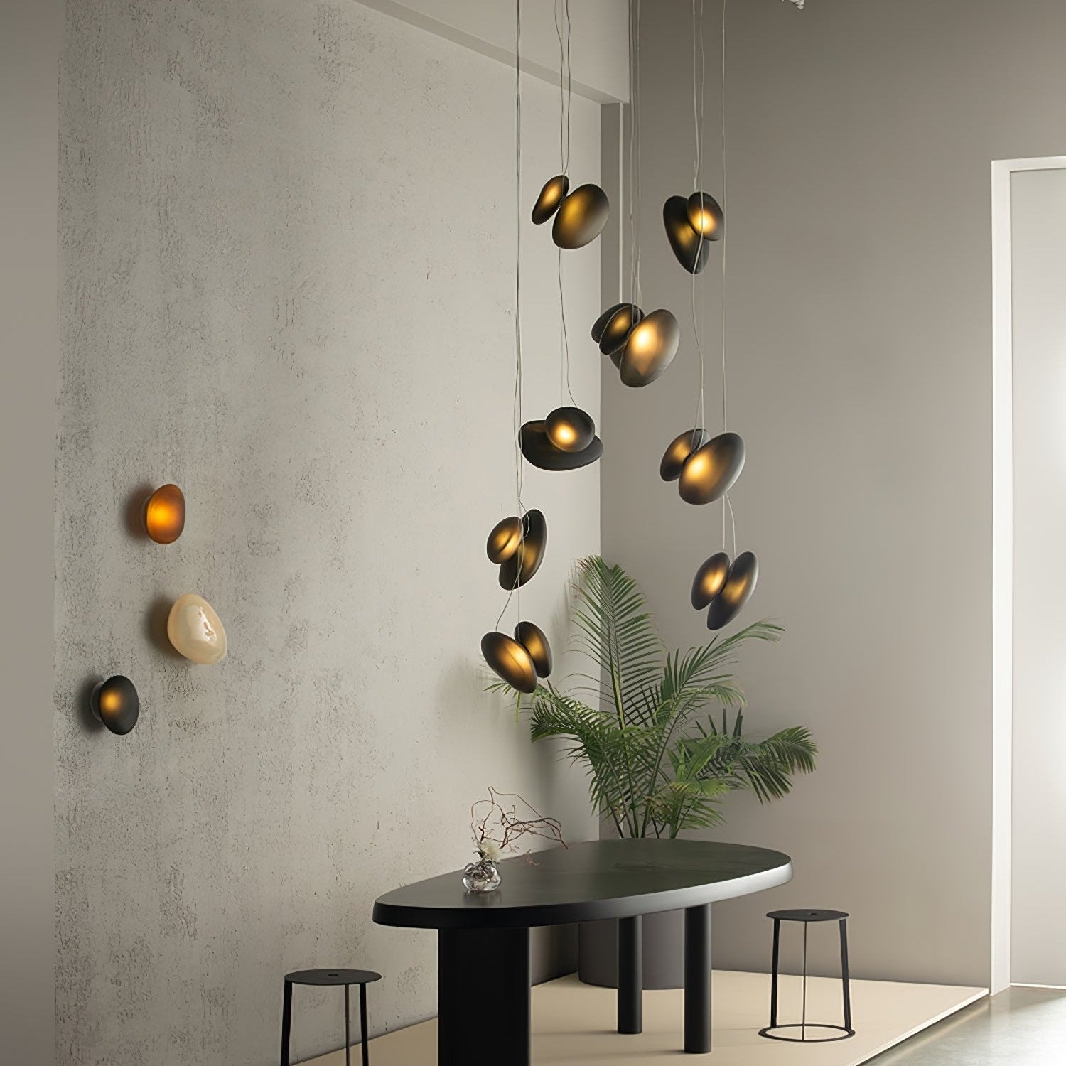 Eclipse Mattglas Pendelleuchte-Letslighting