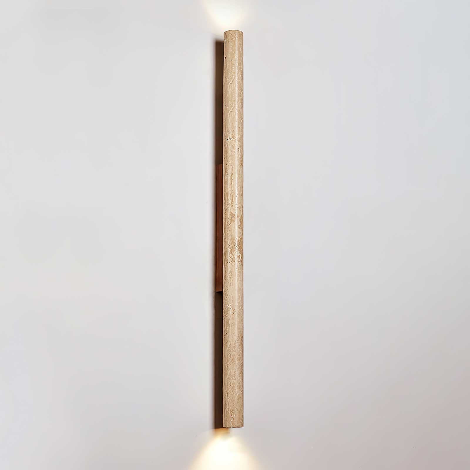 Cathais Minimalist Travertine Wall Light - Neutralighting