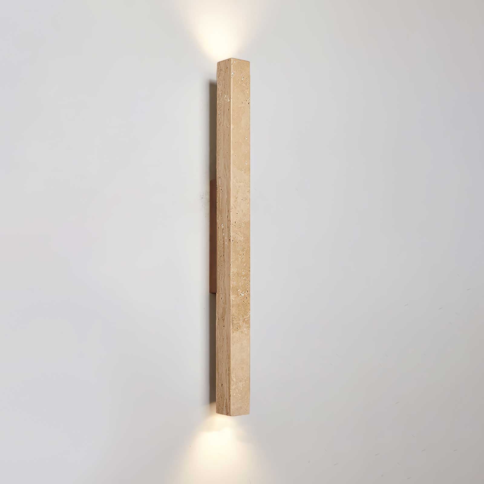 Cathais Minimalist Travertine Wall Light - Neutralighting