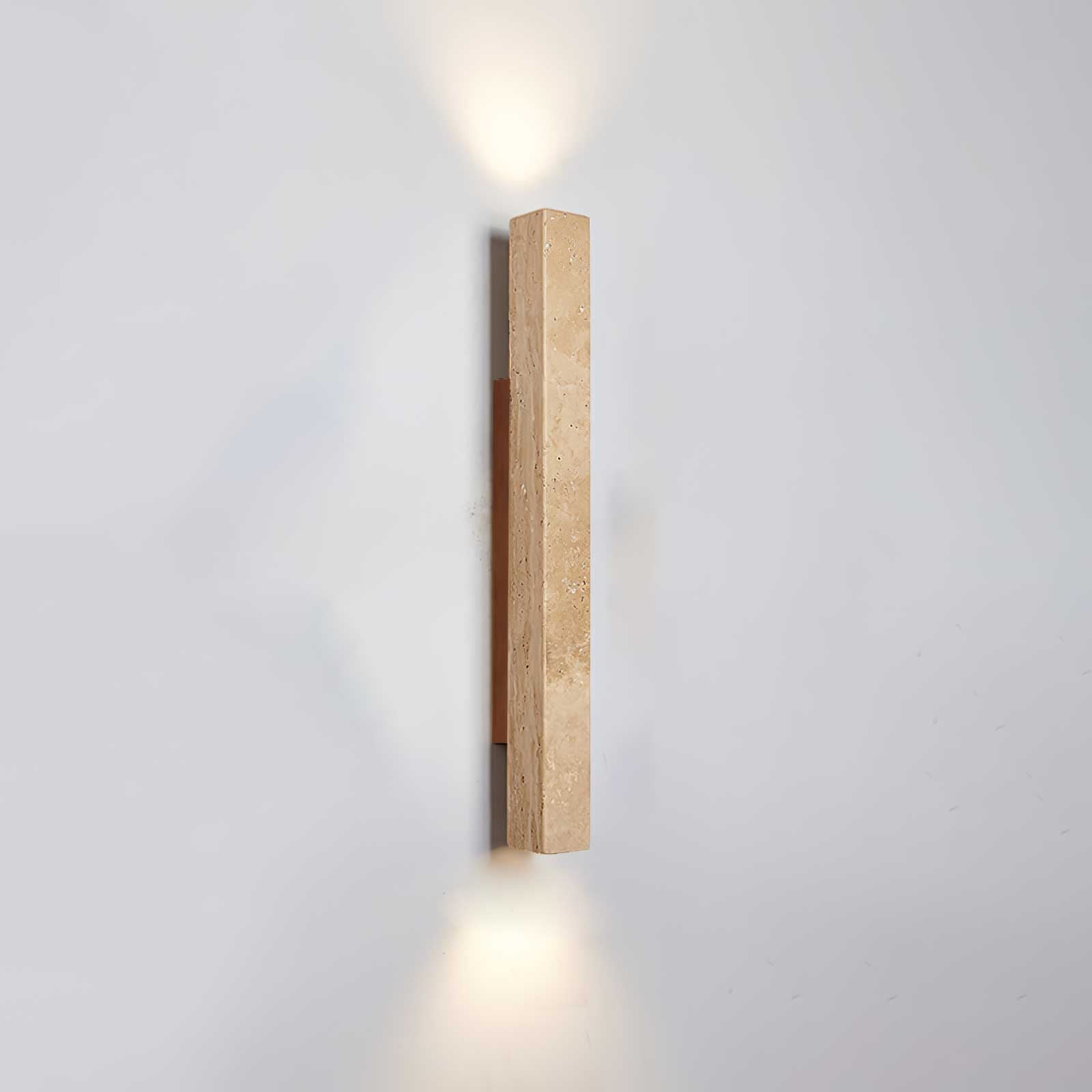 Cathais Minimalist Travertine Wall Light - Neutralighting
