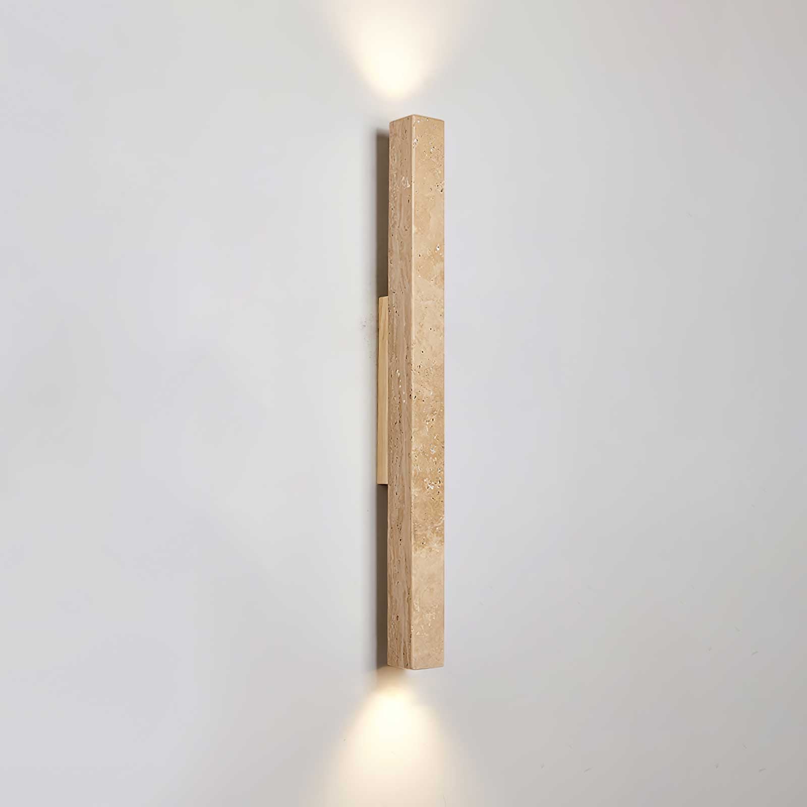 Cathais Minimalist Travertine Wall Light - Neutralighting