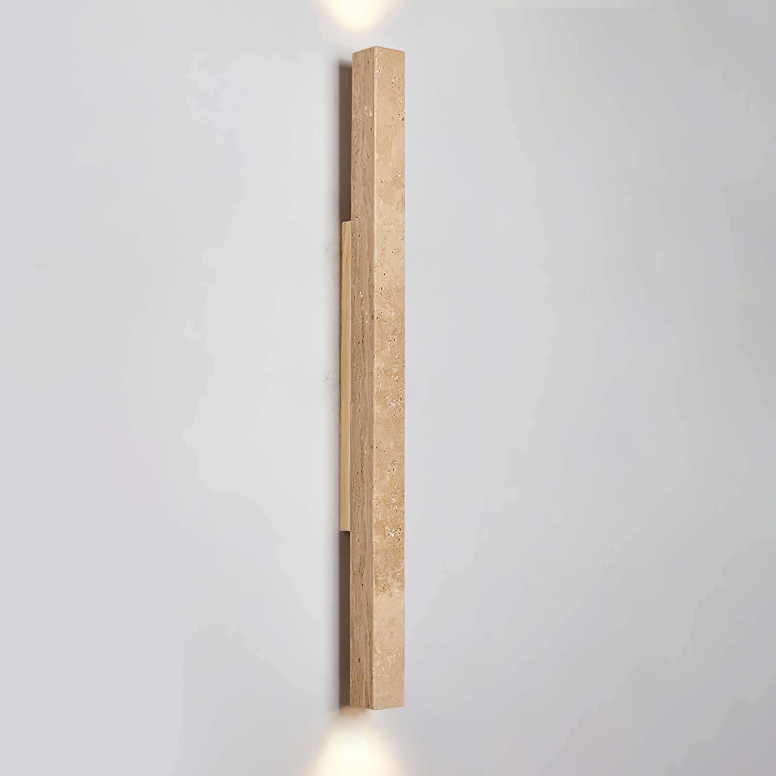 Cathais Minimalist Travertine Wall Light - Neutralighting
