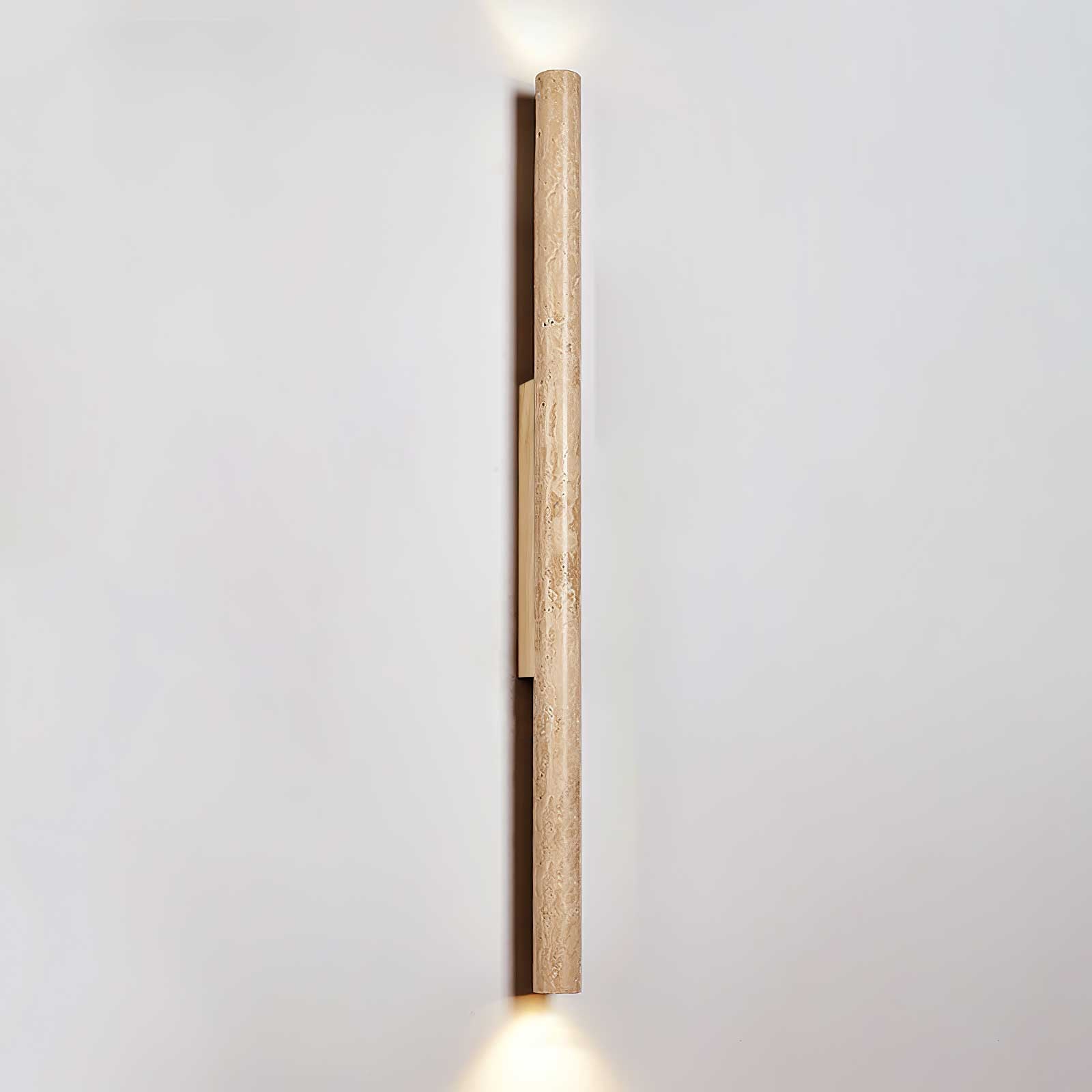 Cathais Minimalist Travertine Wall Light - Neutralighting