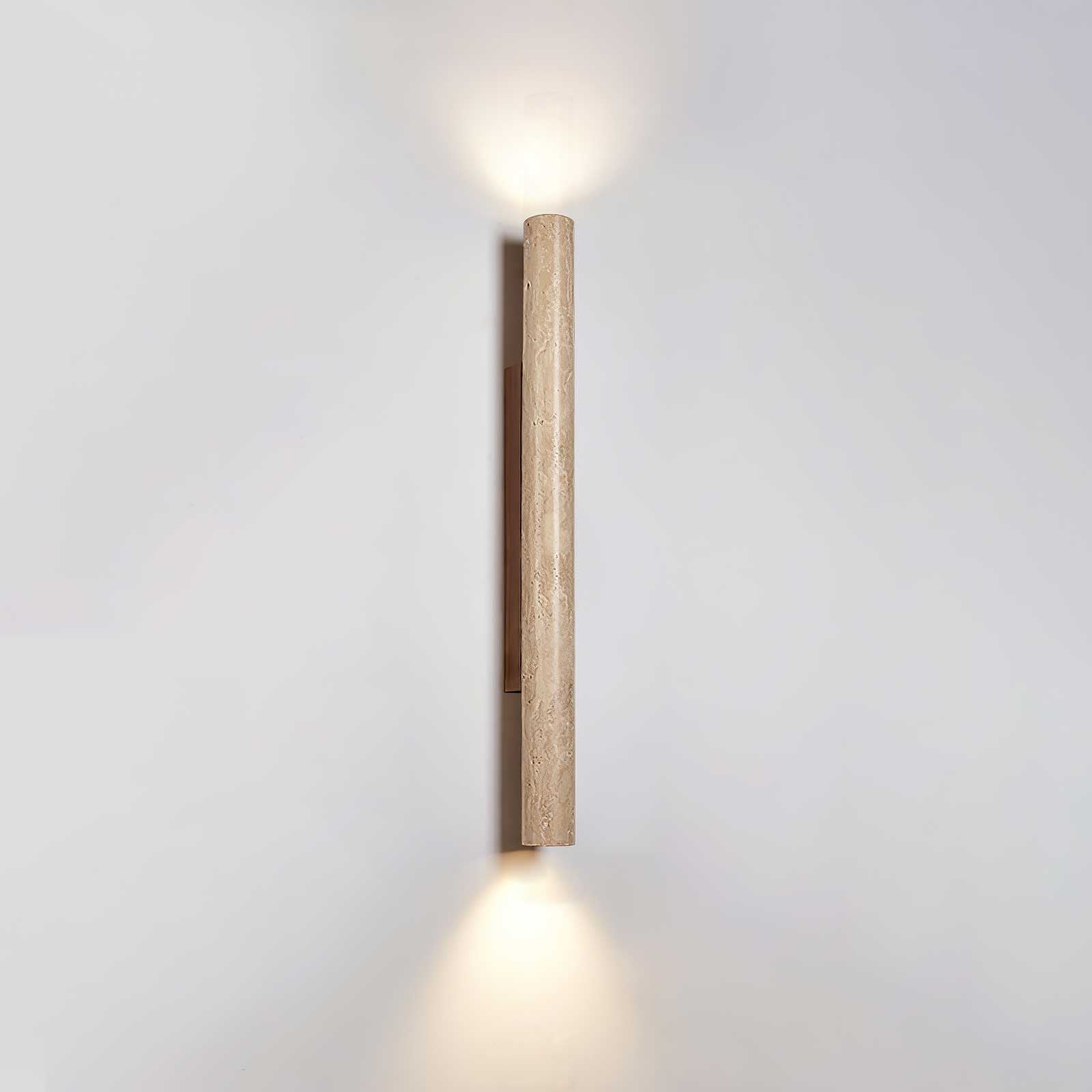 Cathais Minimalist Travertine Wall Light - Neutralighting