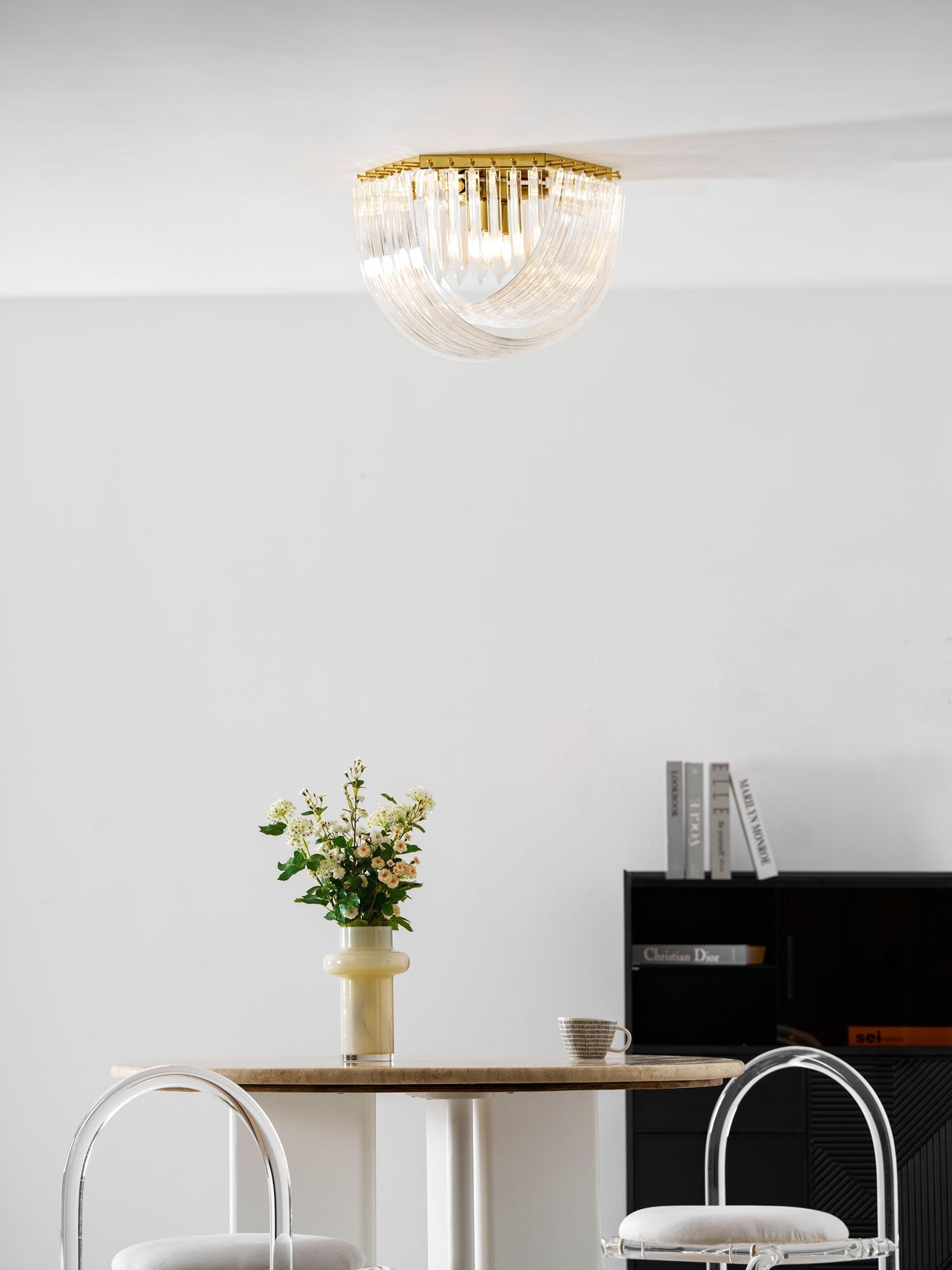 Erphaa Postmoderne Luxus-Deckenleuchte aus Glas-Letslighting