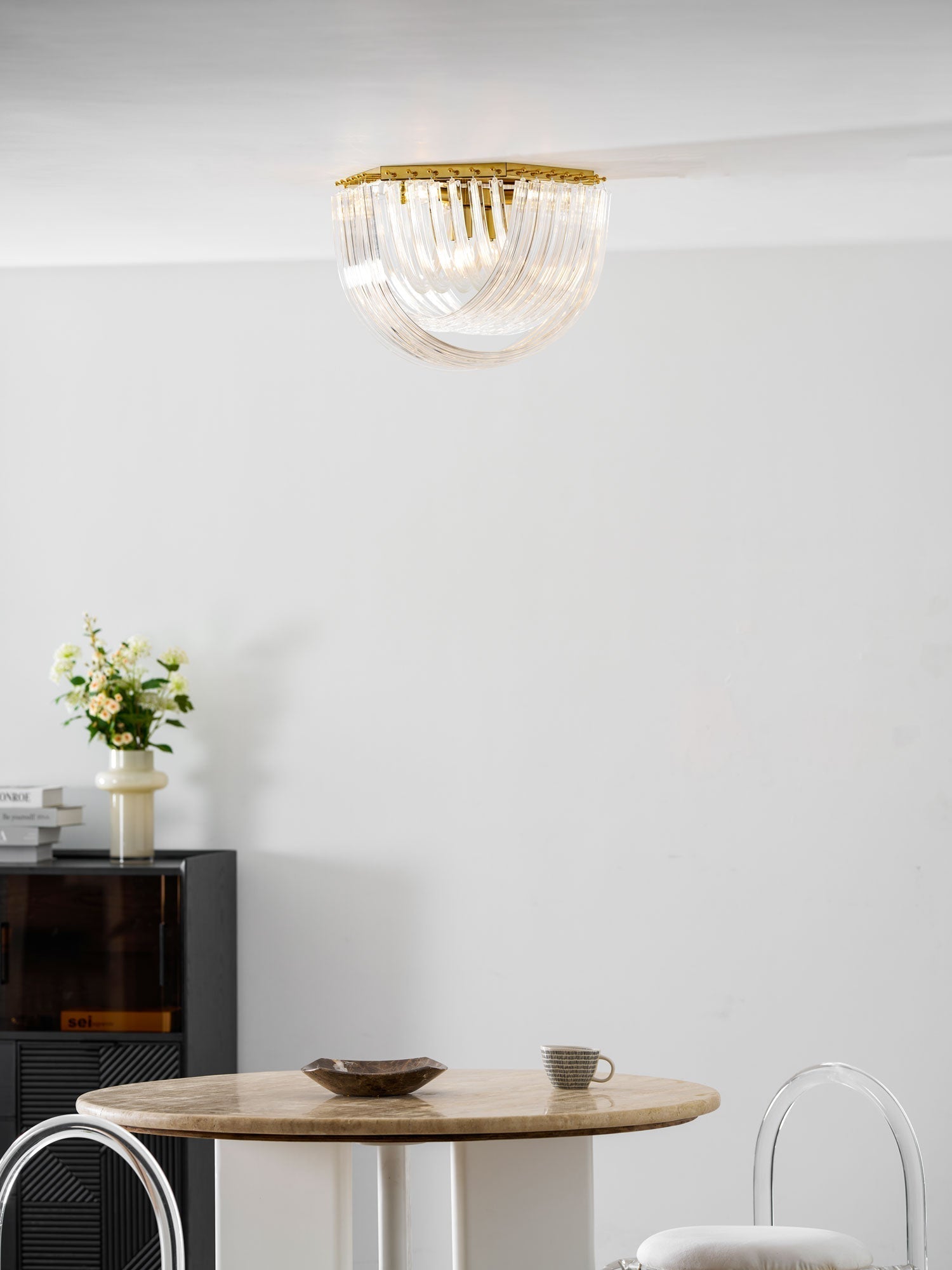 Erphaa Postmoderne Luxus-Deckenleuchte aus Glas-Letslighting
