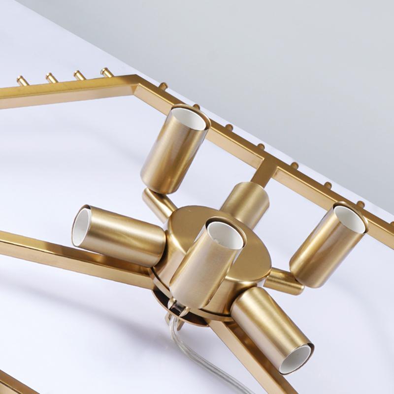 Aurora Chandelier Clear Curved Tiered - Blowlighting