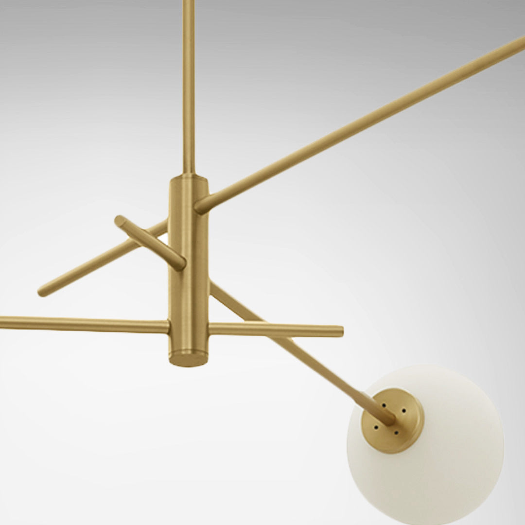 Catalel Messing Glas Kronleuchter-Letslighting