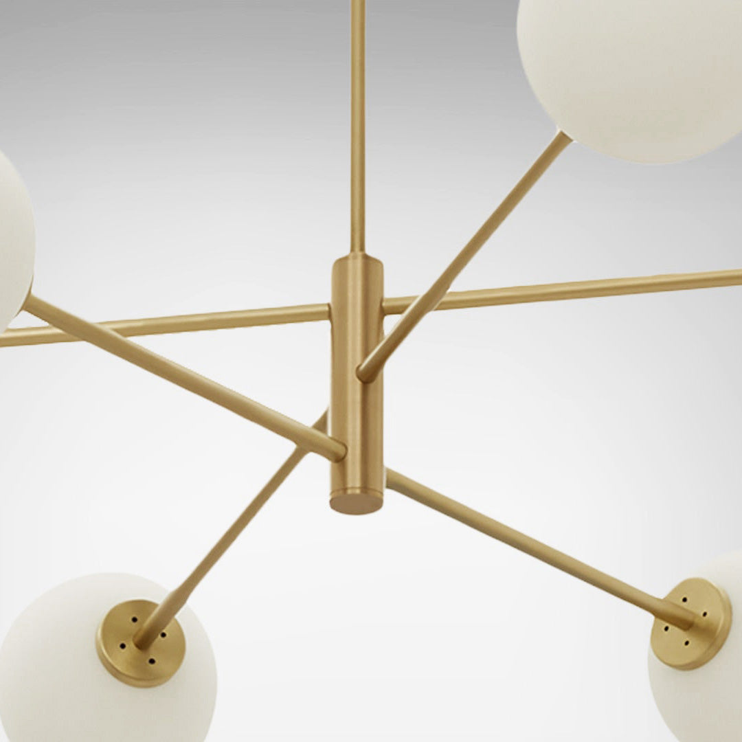 Catalel Messing Glas Kronleuchter-Letslighting