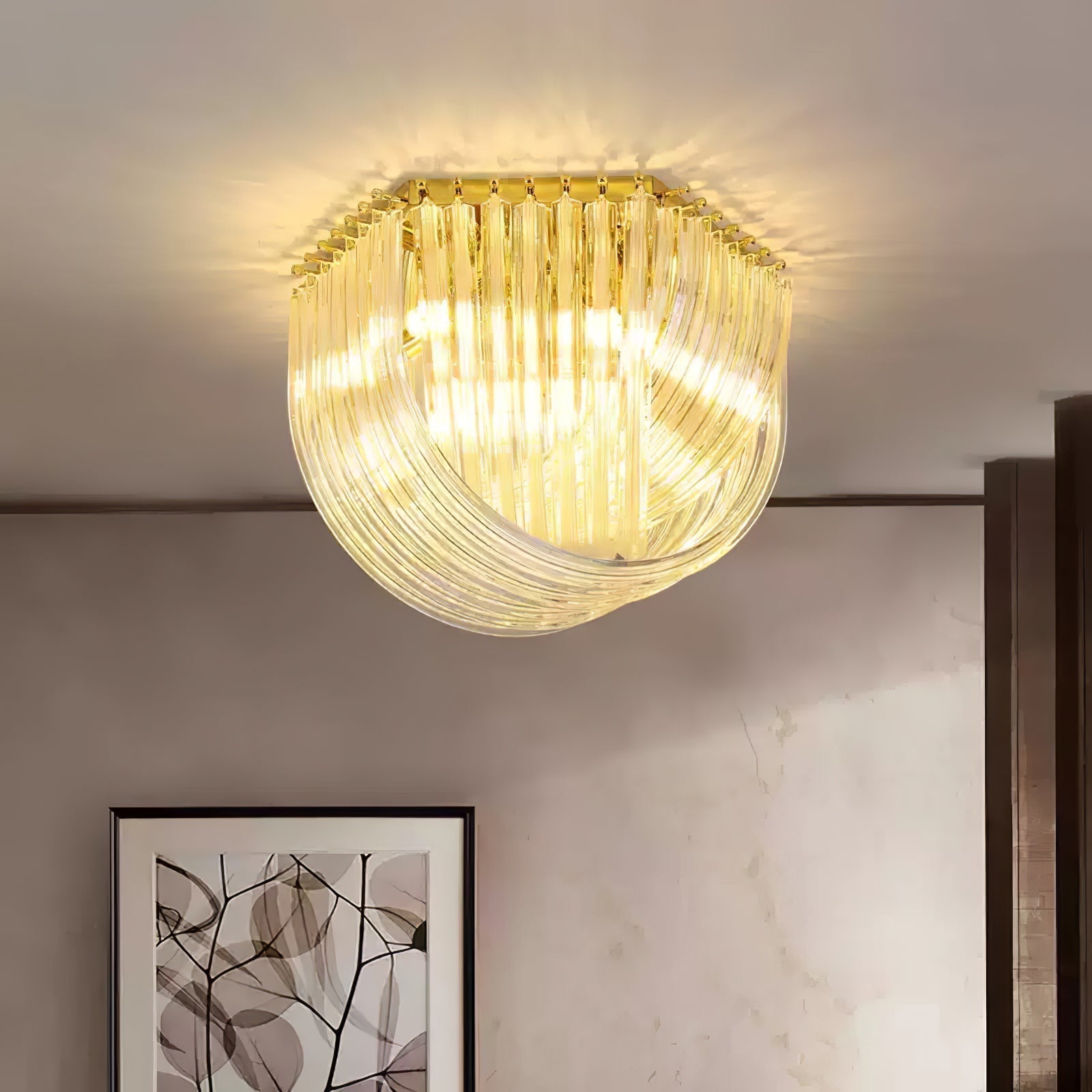 Erphaa Postmoderne Luxus-Deckenleuchte aus Glas-Letslighting