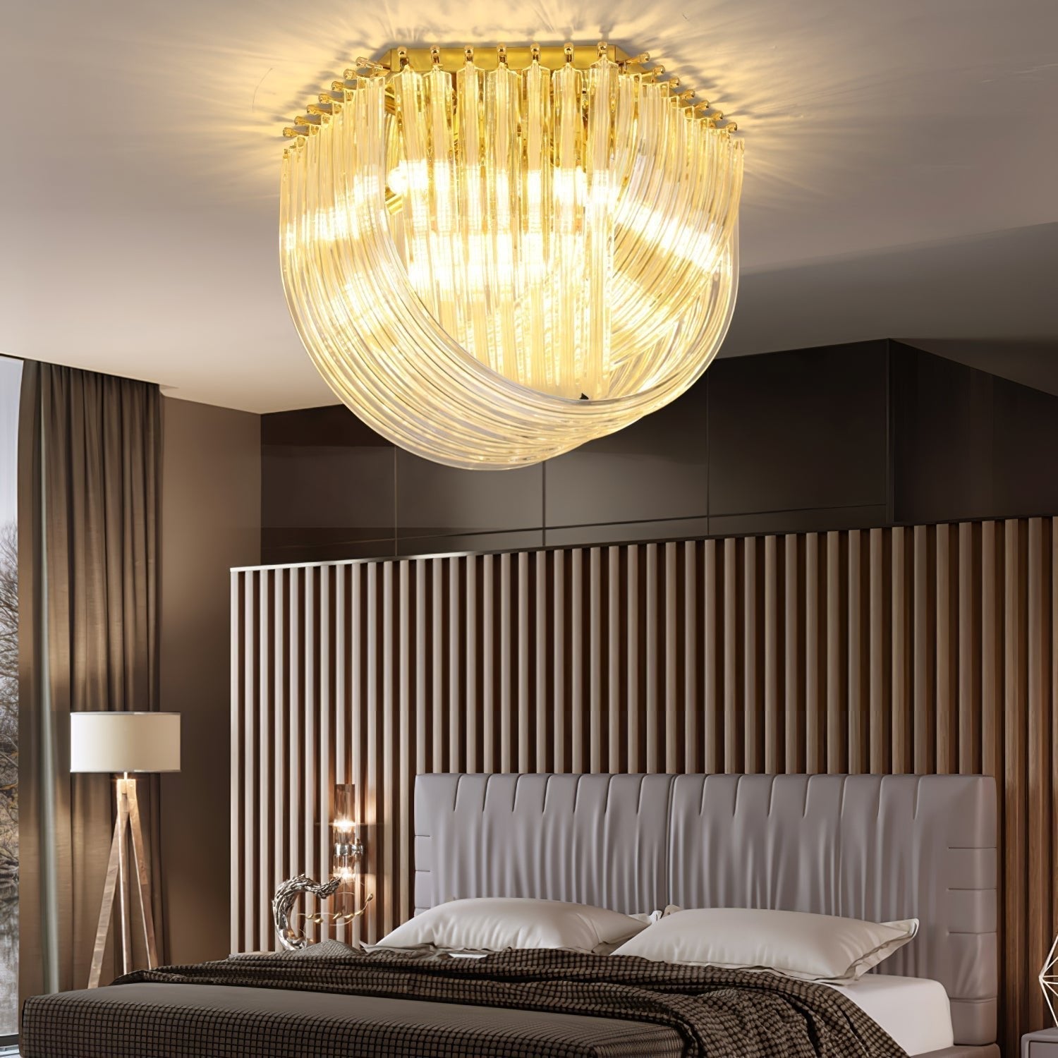 Erphaa Postmoderne Luxus-Deckenleuchte aus Glas-Letslighting