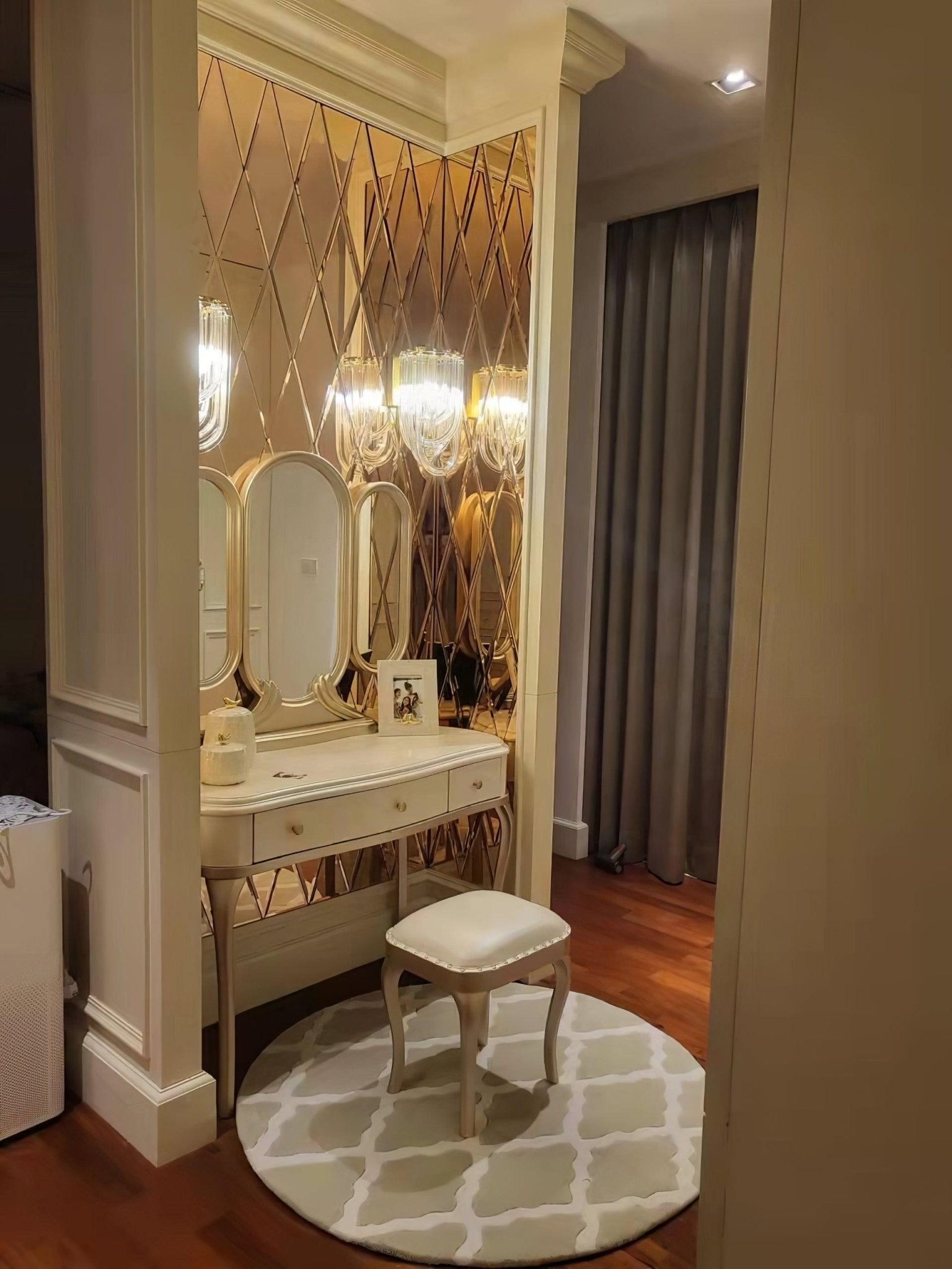 Aurora Wall Lamp Trevi Murano Glass Gold Modern Luxury - Neutralighting