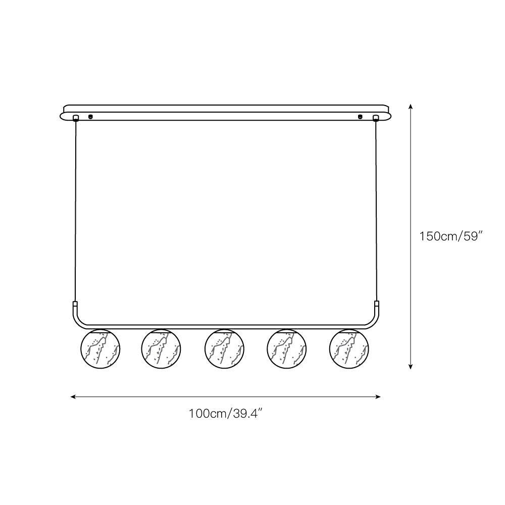 Eloryra Modern Minimalist Suspension Alabaster Pendant Lamp - Letslighting