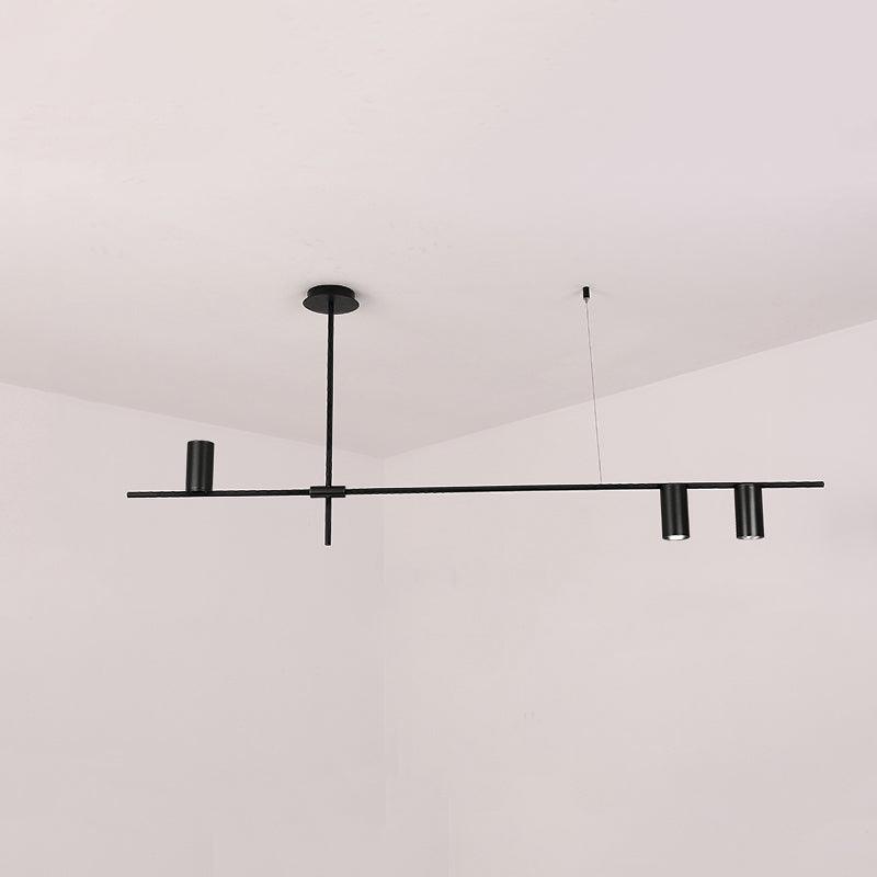 Lustra Kronleuchter Tribes Messing Linear Zylinder-Letslighting