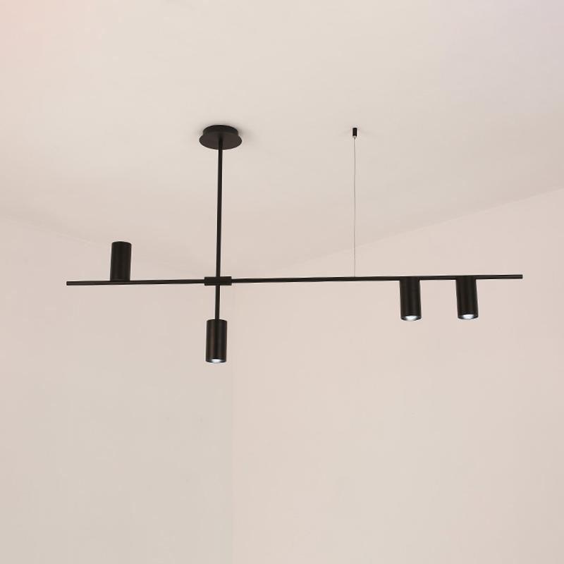 Lustra Kronleuchter Tribes Messing Linear Zylinder-Letslighting