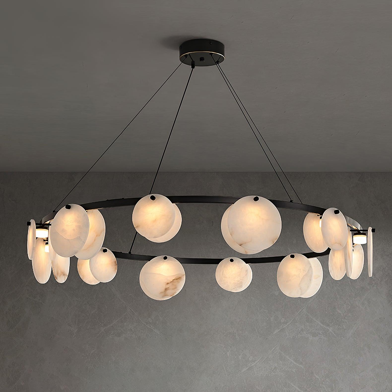 Olveneth Alabaster Chandelier - Neutralighting