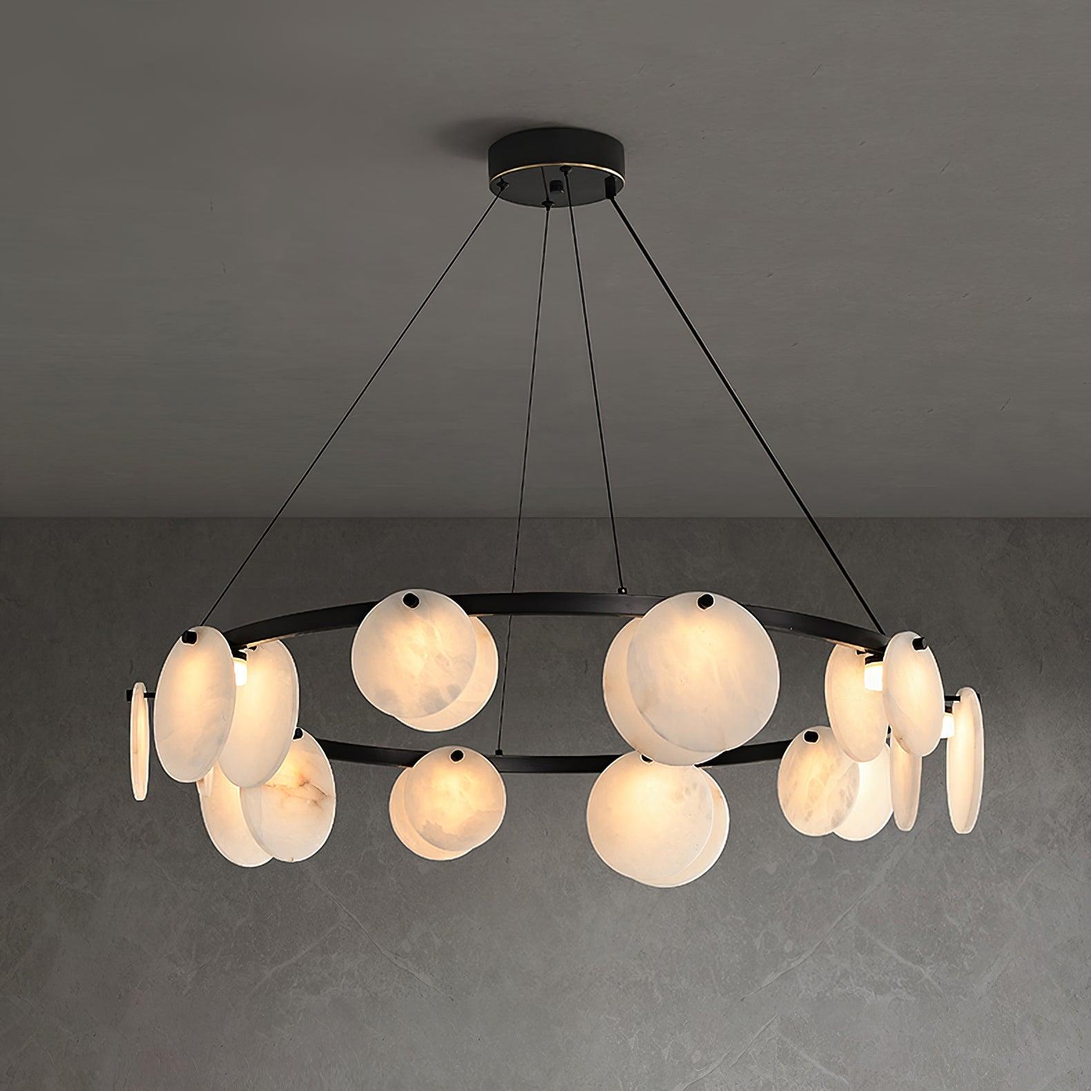 Olveneth Alabaster Chandelier - Neutralighting