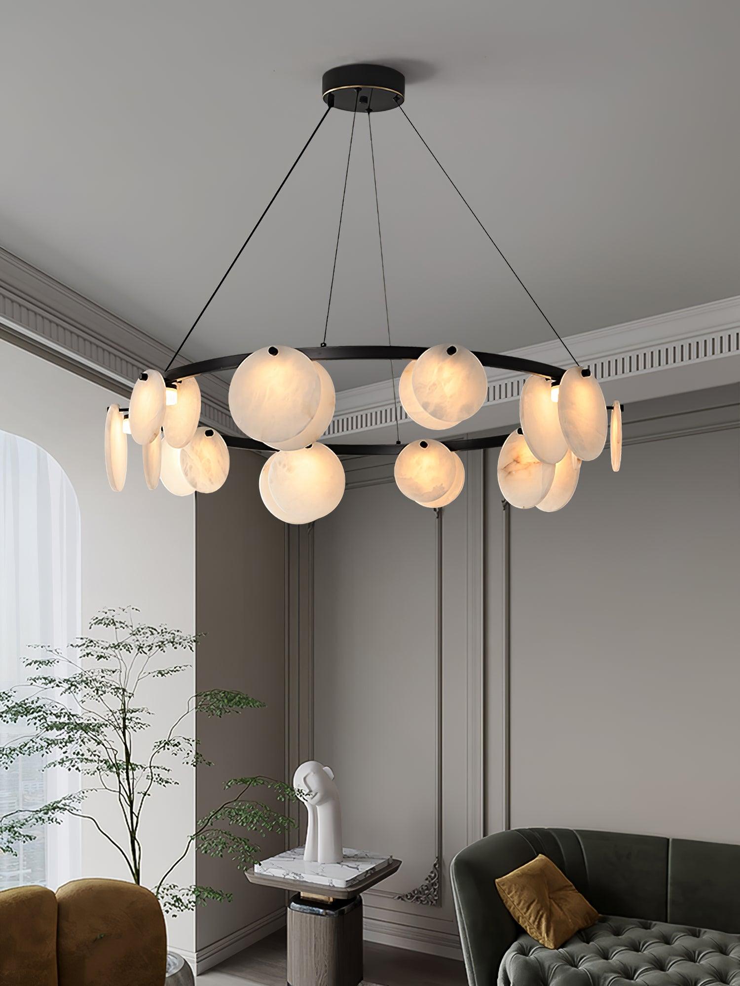 Olveneth Alabaster Chandelier - Neutralighting