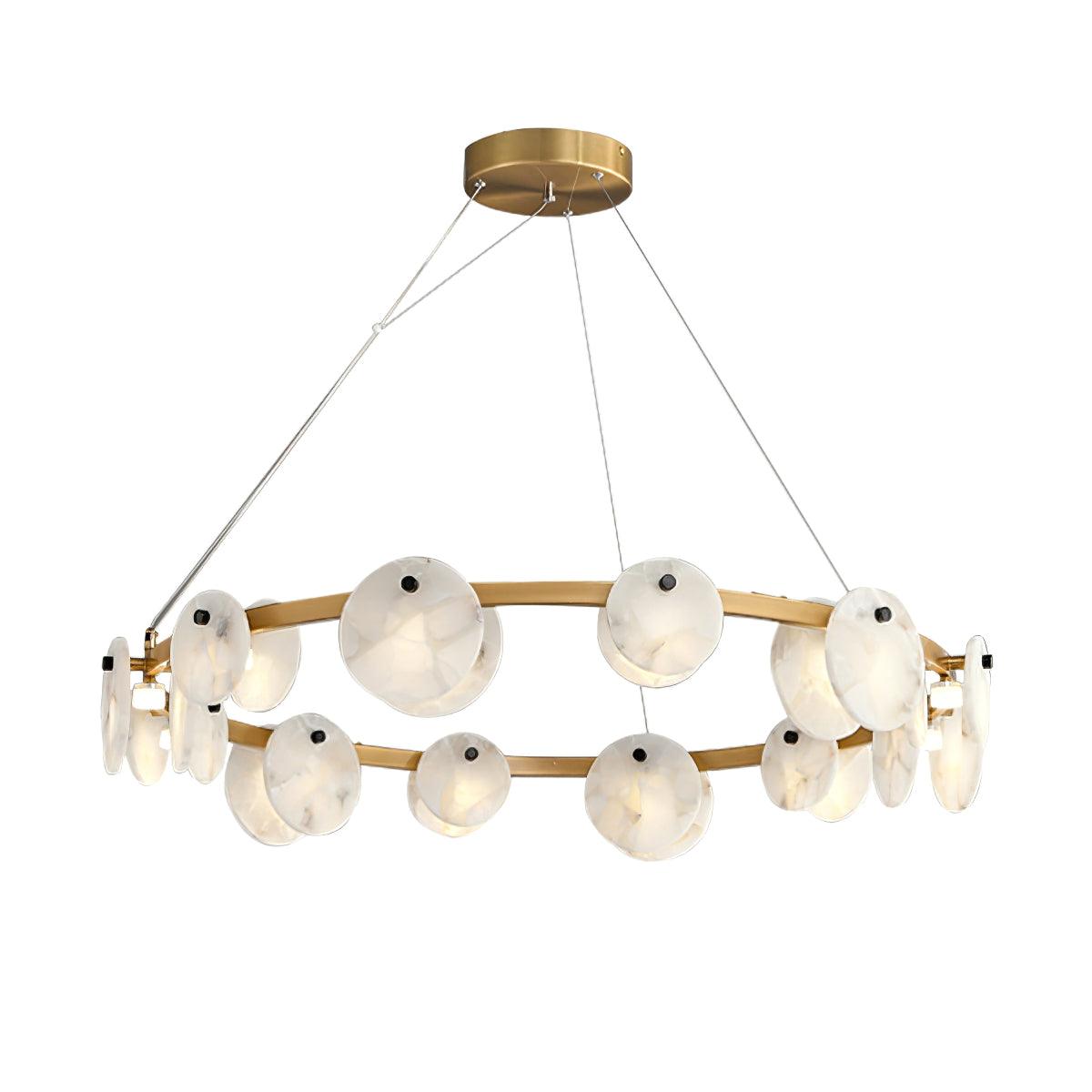 Olveneth Alabaster Chandelier - Neutralighting
