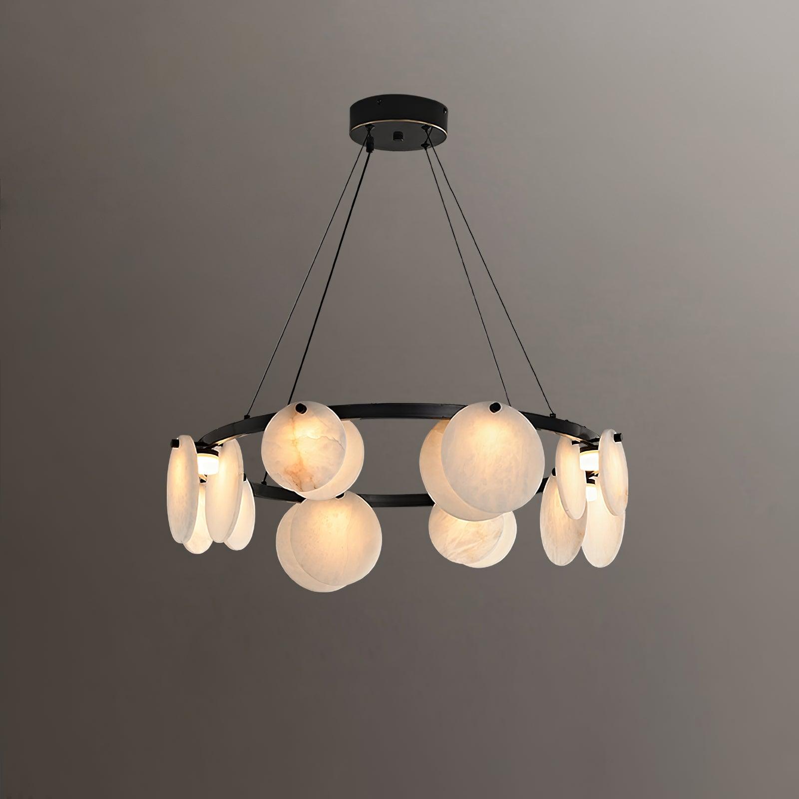 Olveneth Alabaster Chandelier - Neutralighting