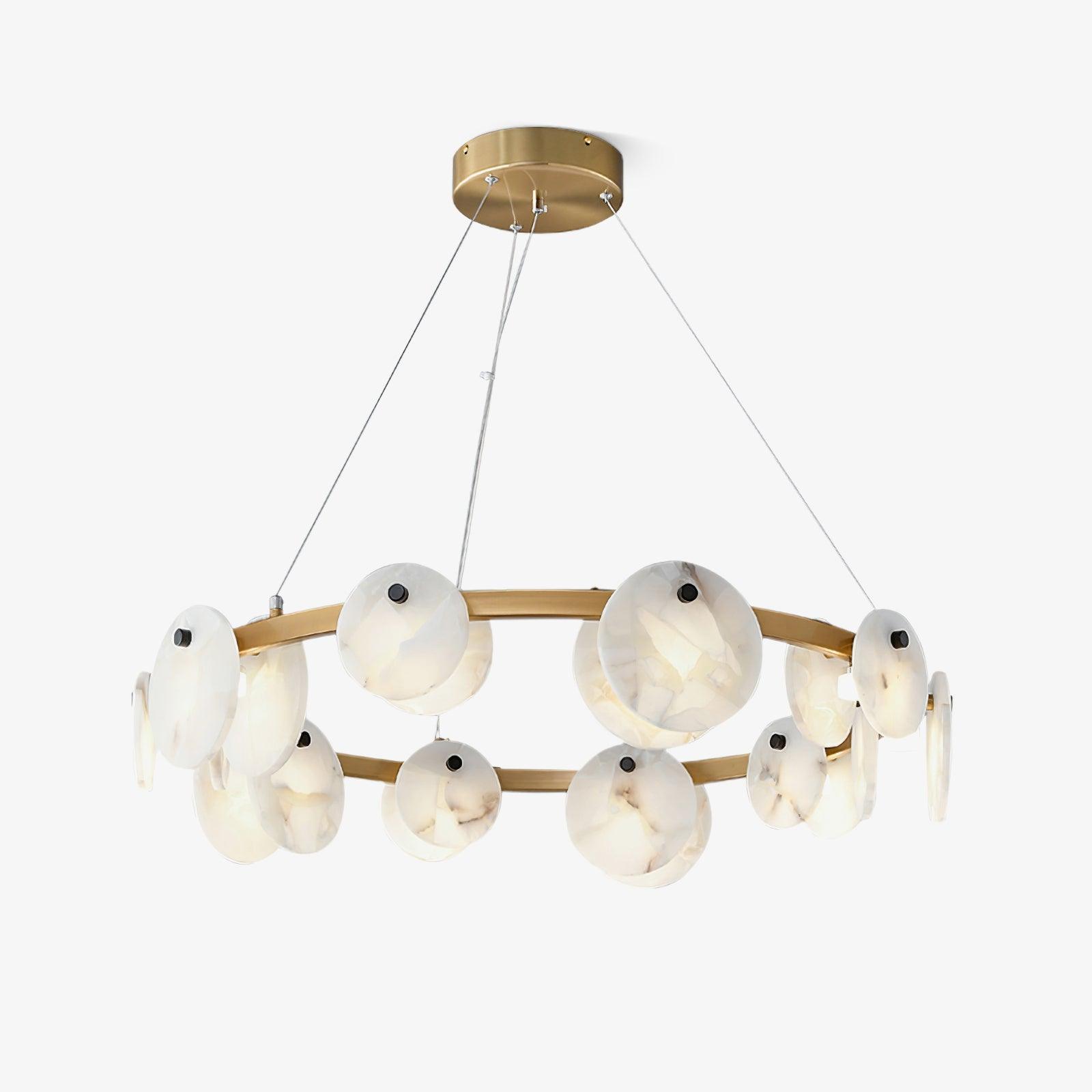 Olveneth Alabaster Chandelier - Neutralighting