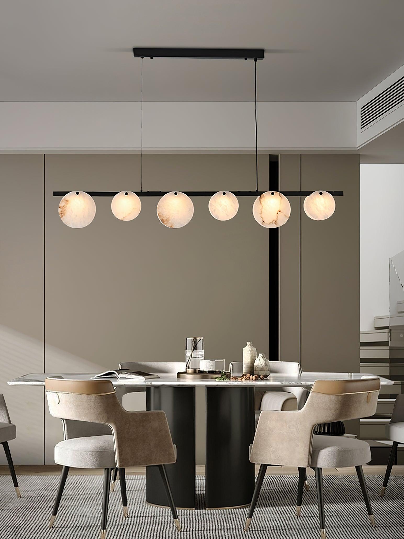 Olirel Linear Alabaster Pendant Light - Neutralighting