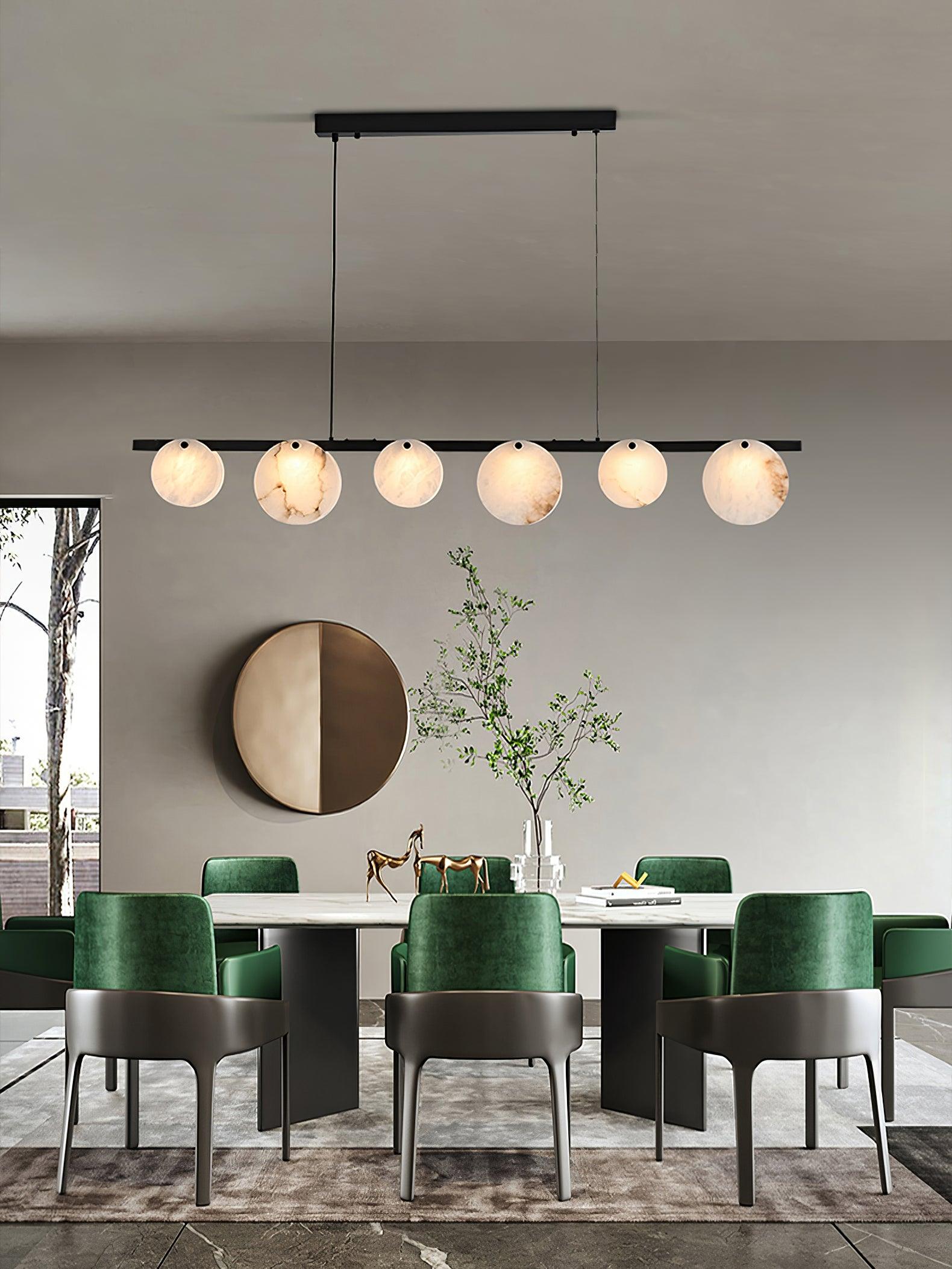 Olirel Linear Alabaster Pendant Light - Neutralighting