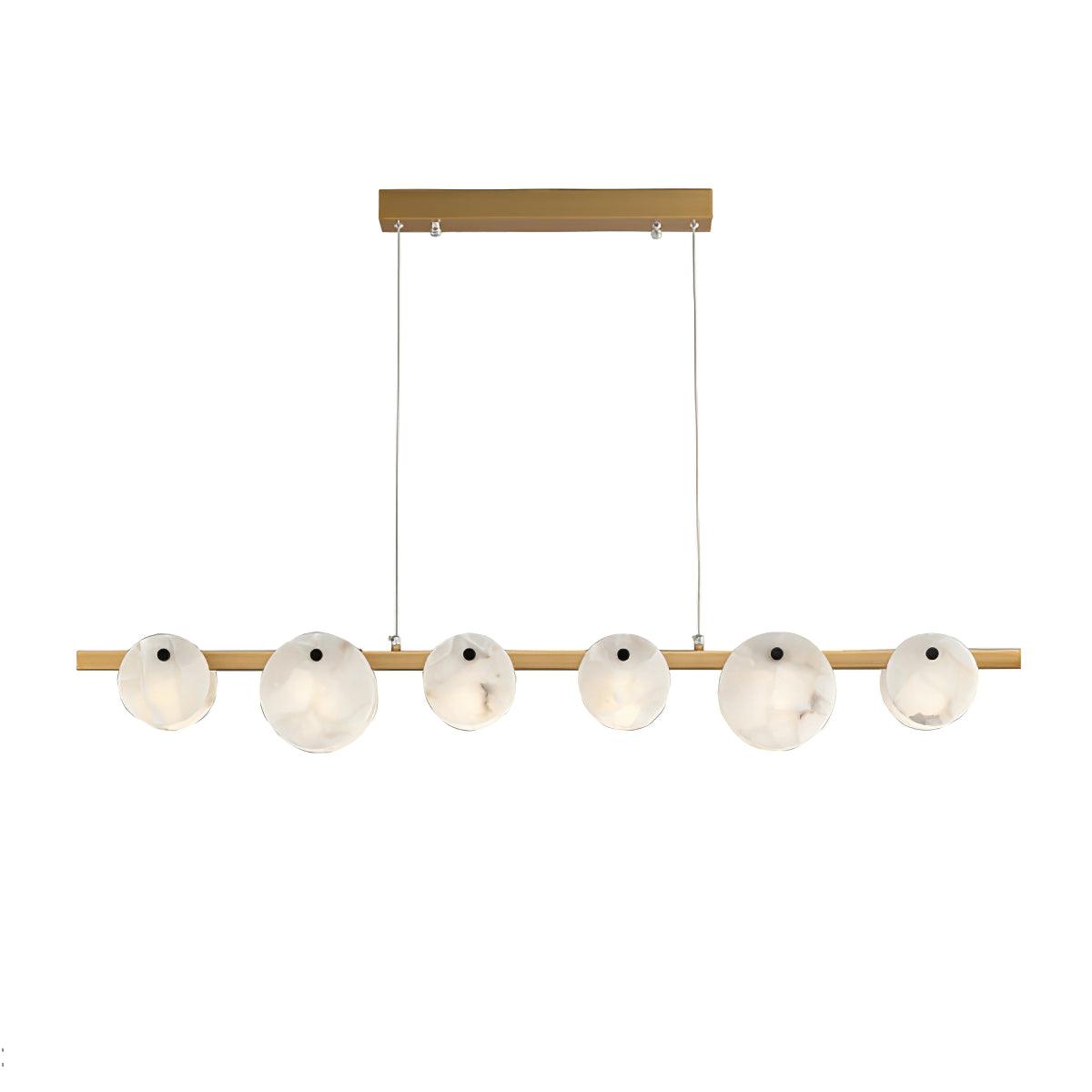 Olirel Linear Alabaster Pendant Light - Neutralighting