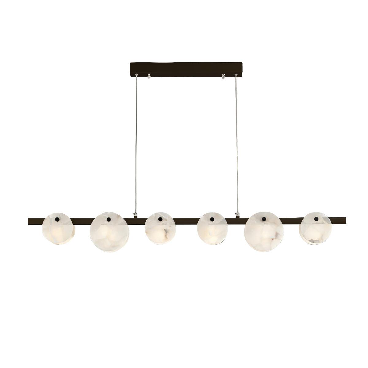Olirel Linear Alabaster Pendant Light - Neutralighting