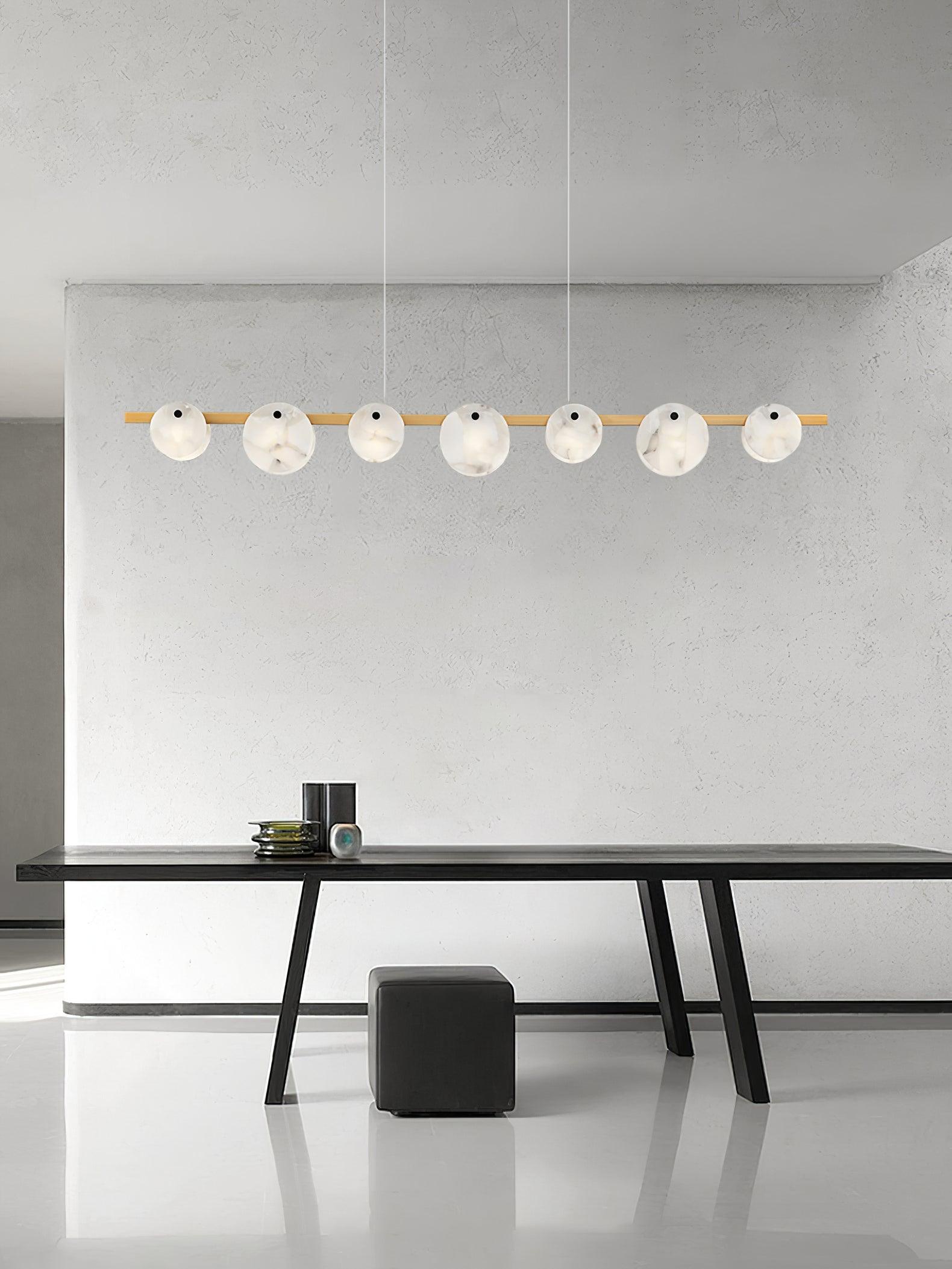 Olirel Linear Alabaster Pendant Light - Neutralighting