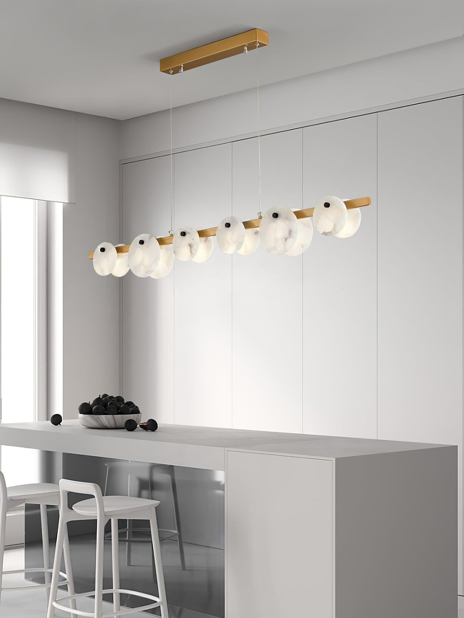 Olirel Linear Alabaster Pendant Light - Neutralighting