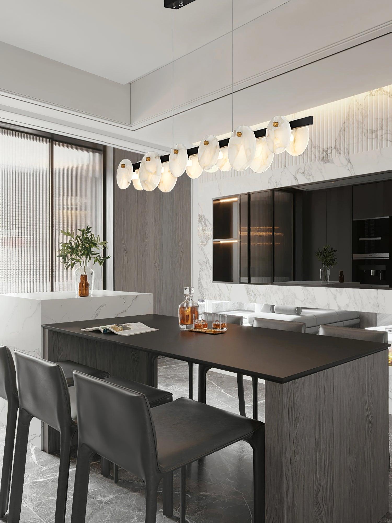 Olirel Linear Alabaster Pendant Light - Neutralighting