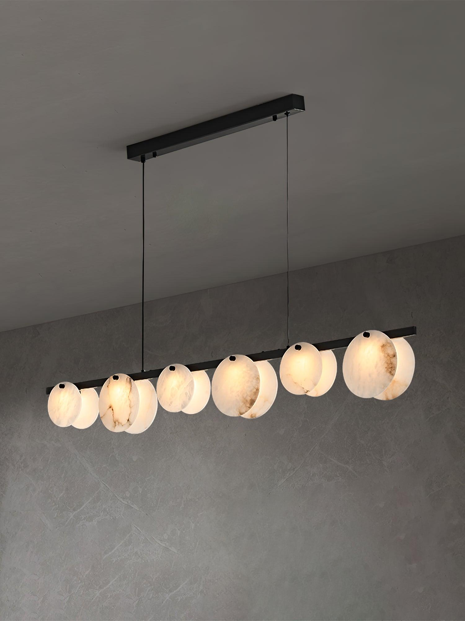 Olirel Linear Alabaster Pendant Light - Neutralighting
