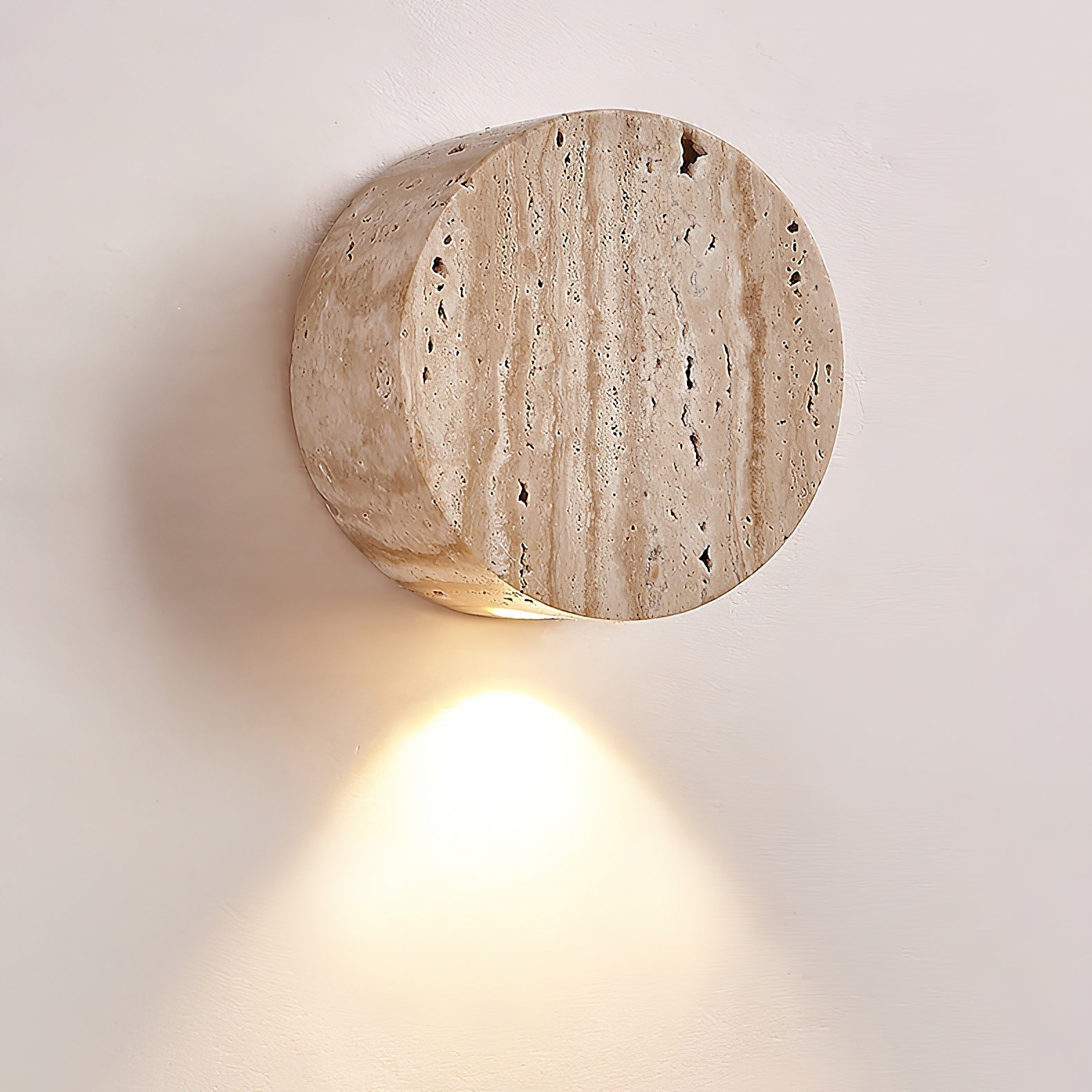 Izoren Classic Modern Minimalist Travertine Wall Lamp - Letslighting