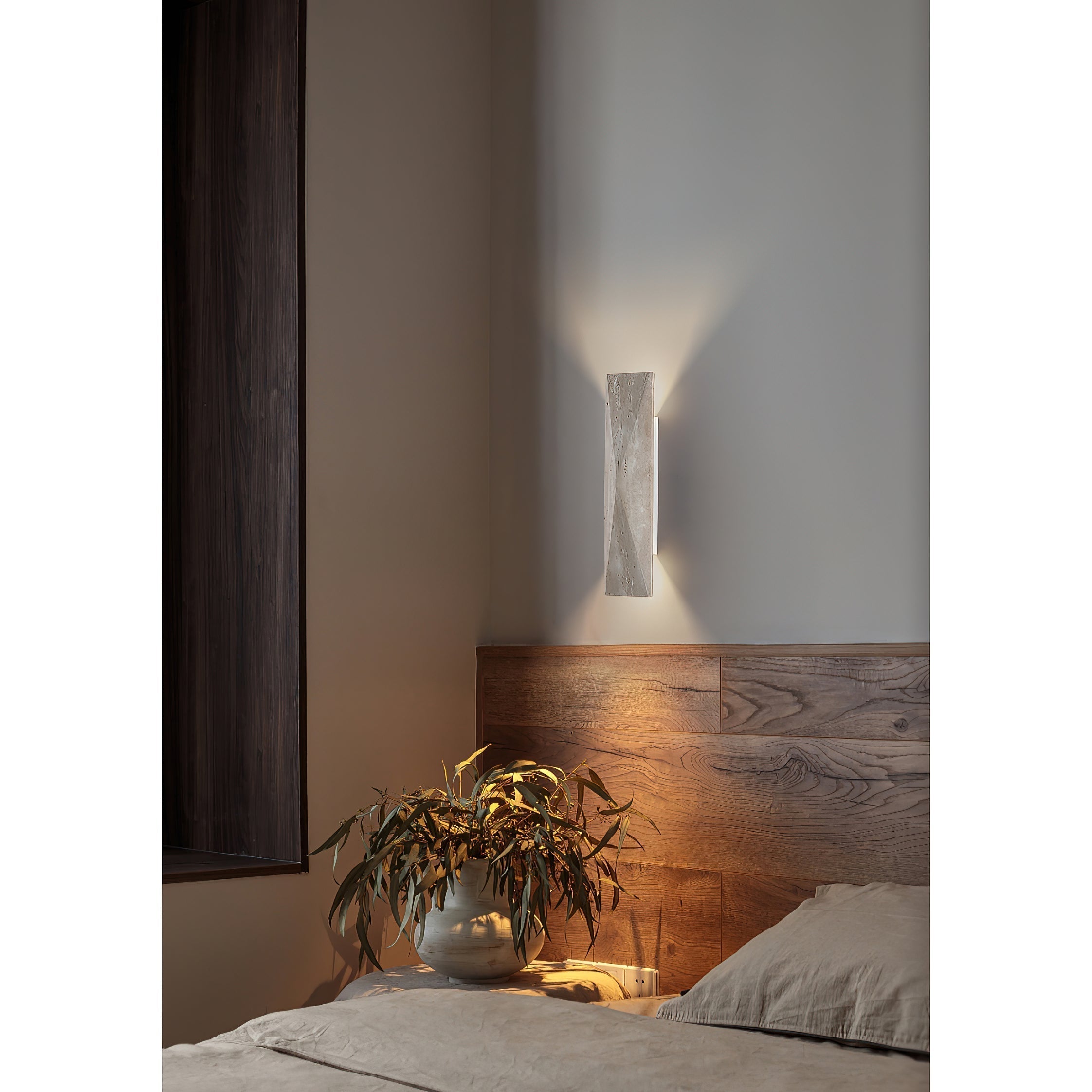 Coloria Modern Minimalist Travertine Wall Lamp - Letslighting