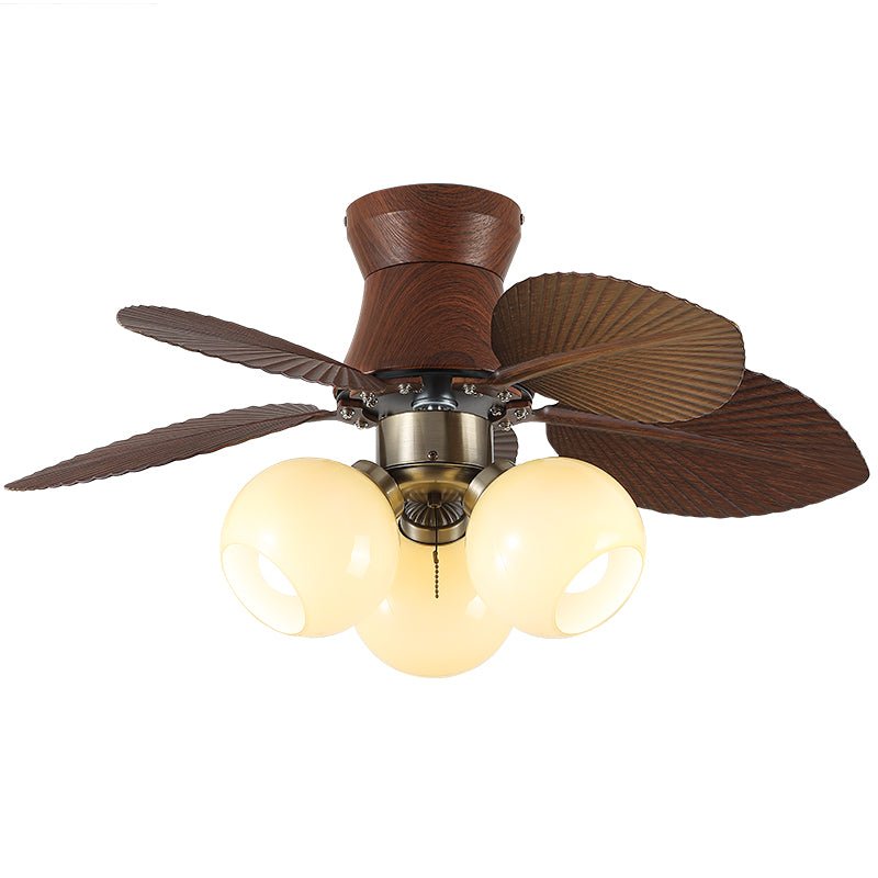 Walden Eiche Deckenventilator mit Beleuchtung, mit LED-Leuchtmittel-Option